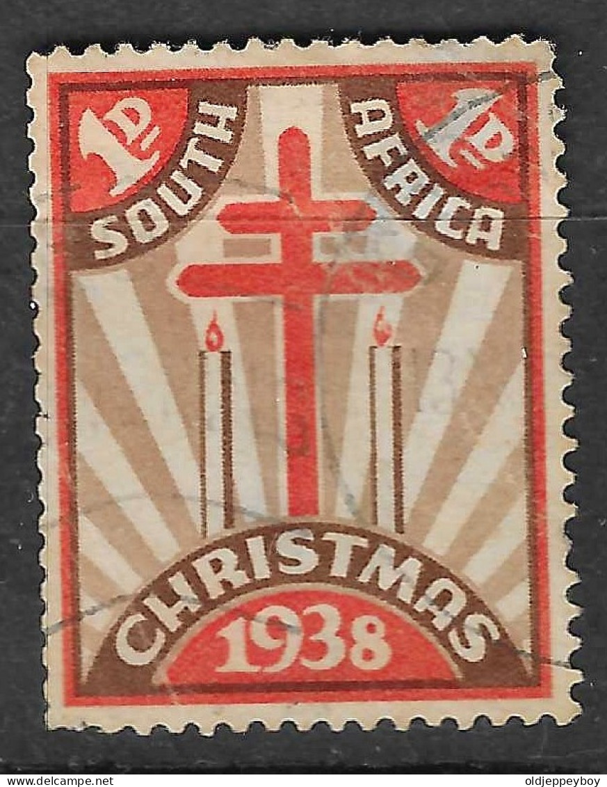 SOUTH AFRICA 1938  CHRISTMAS GREETINGS   VIGNETTE Reklamemarke CINDERELLA Erinnophilie RARE - Erinnofilia
