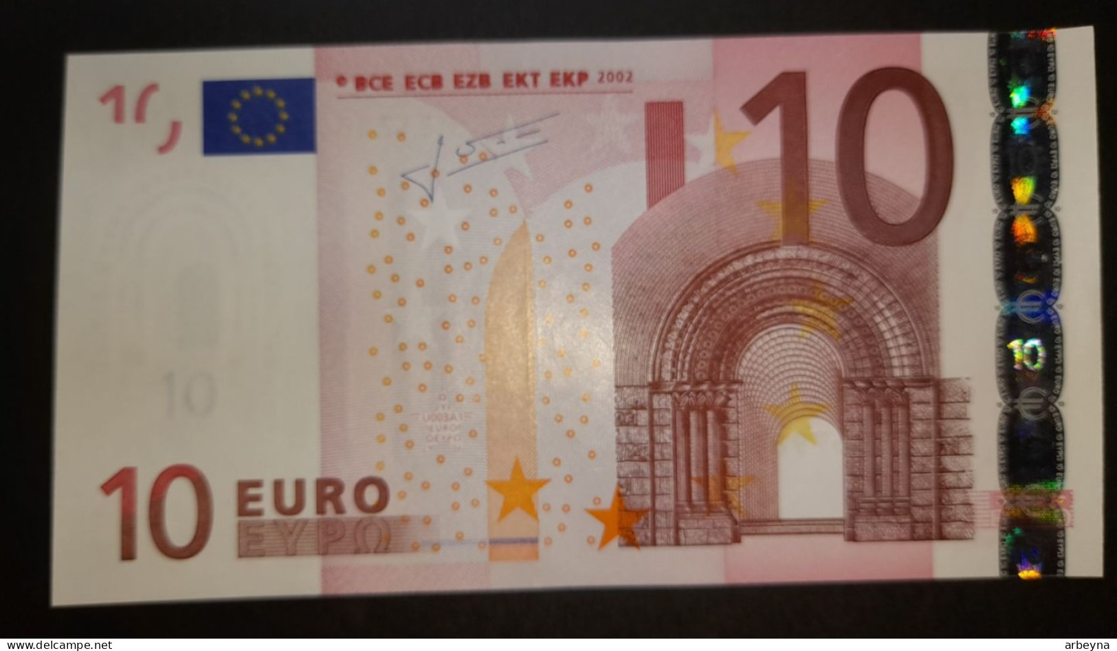 Portugal  10M  U003-A1  UNC  Trichet Signature - 10 Euro