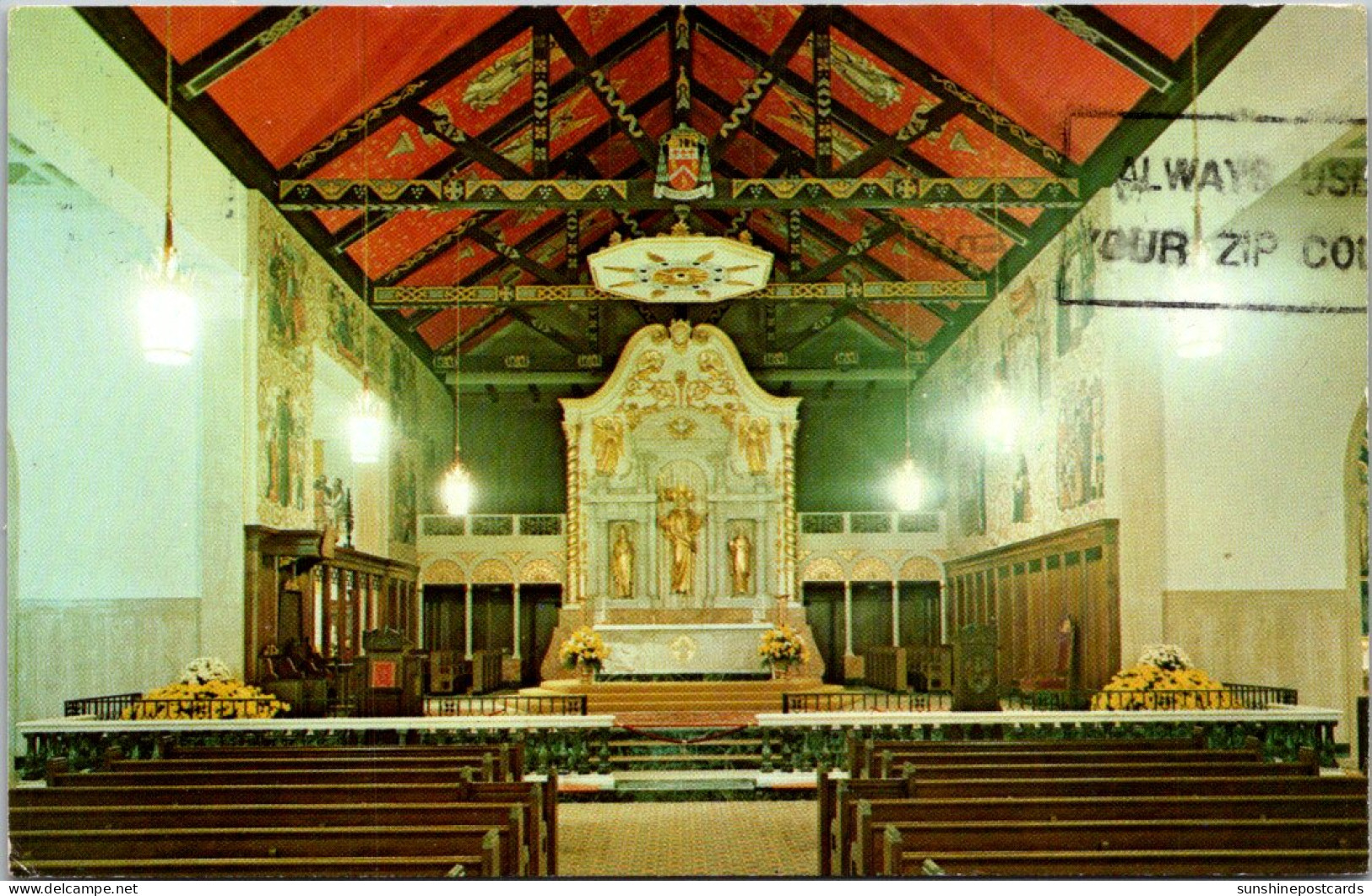 Florida St Augustine The Roman Catholic Cathedral Interior 1978 - St Augustine