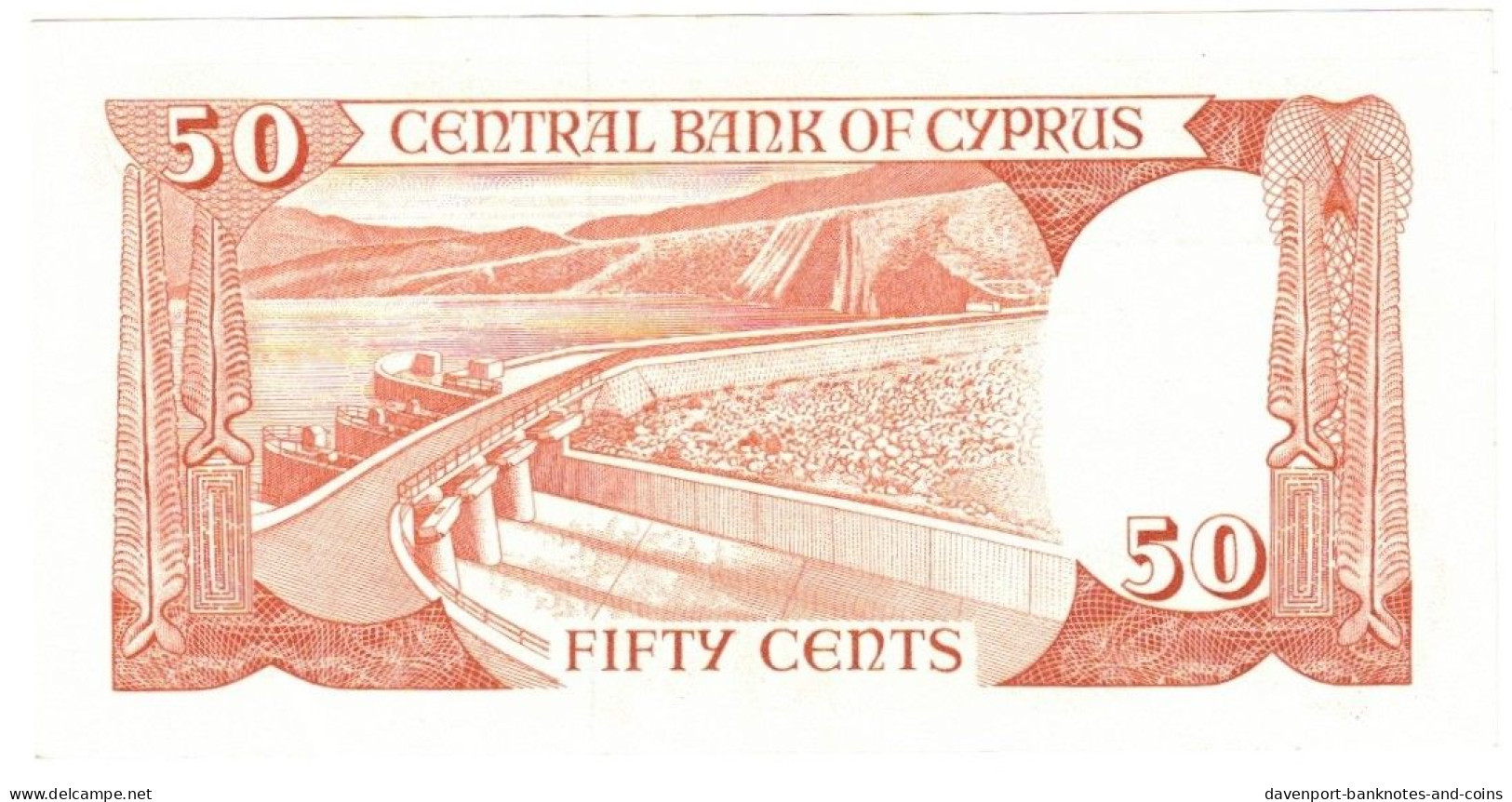 Cyprus 50 Cents 1988 AUNC - Cyprus