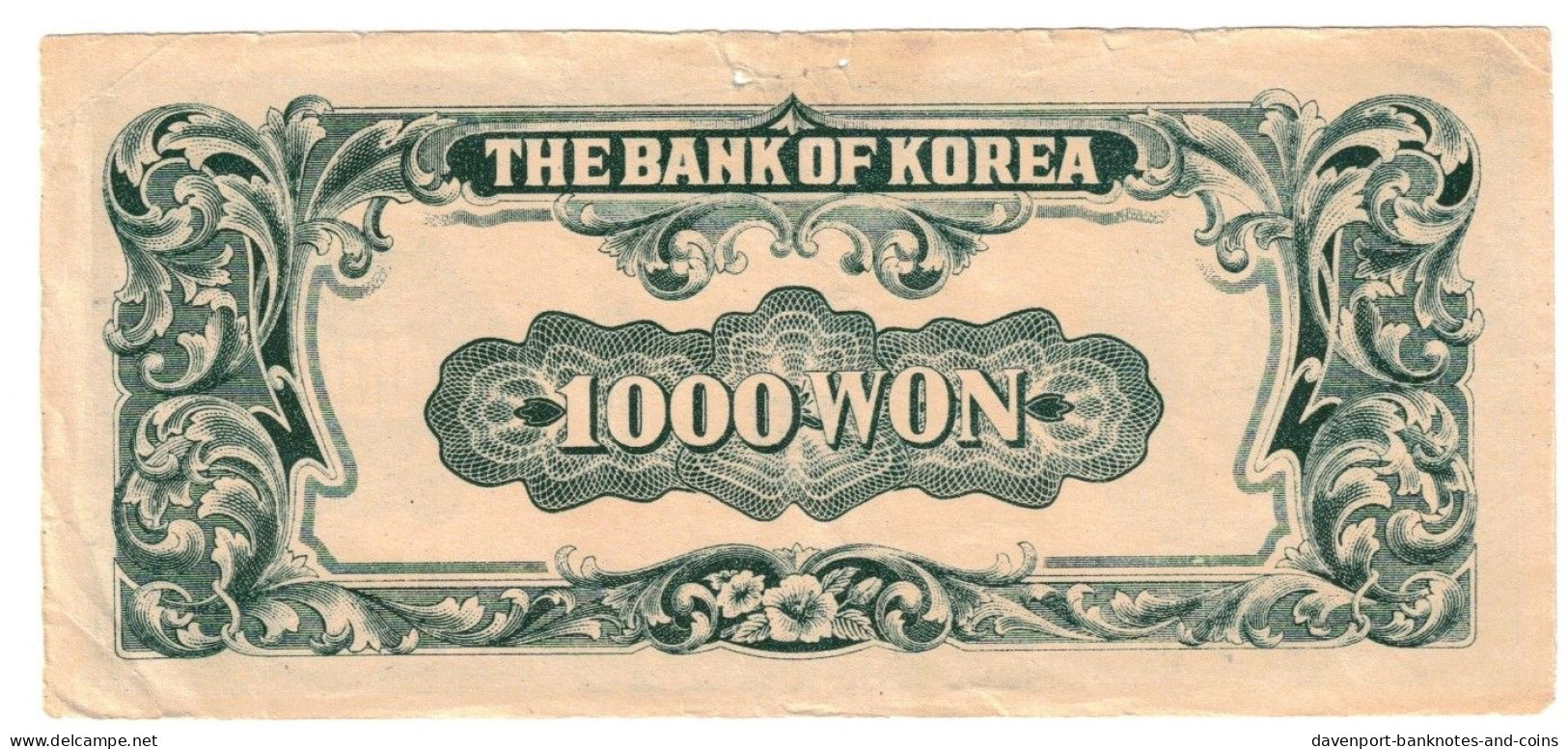 South Korea 1000 Won 1950 EF - Corée Du Sud