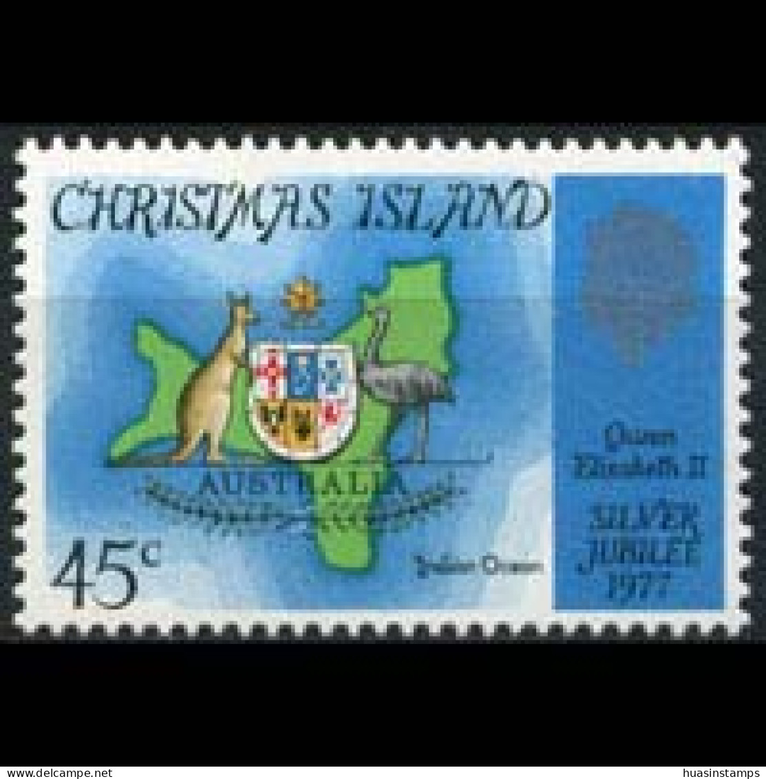 CHRISTMAS IS. 1977 - Scott# 85 Silver Jubilee Set Of 1 MNH - Christmas Island