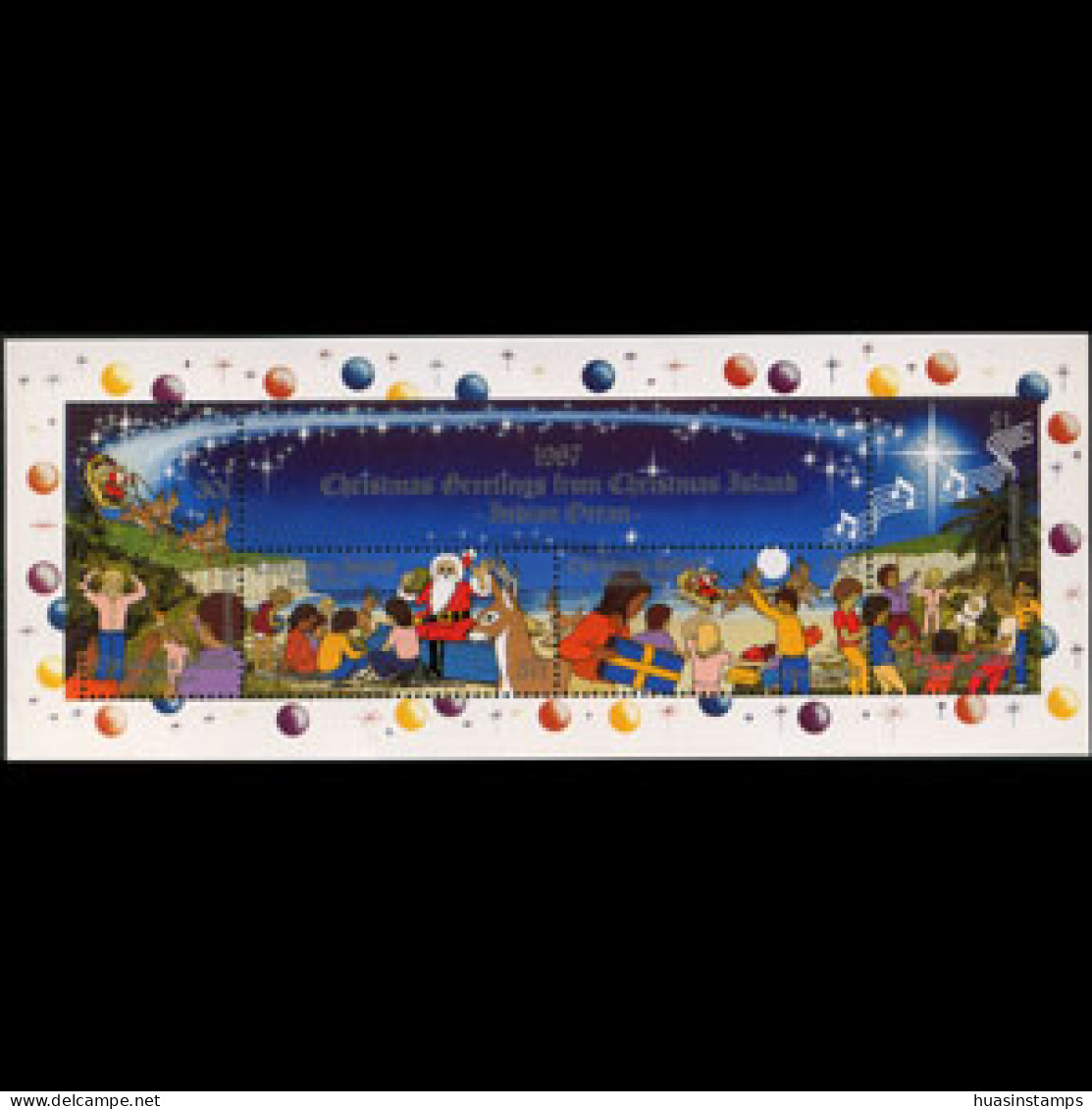 CHRISTMAS IS. 1987 - Scott# 212 S/S Christmas MNH - Christmas Island