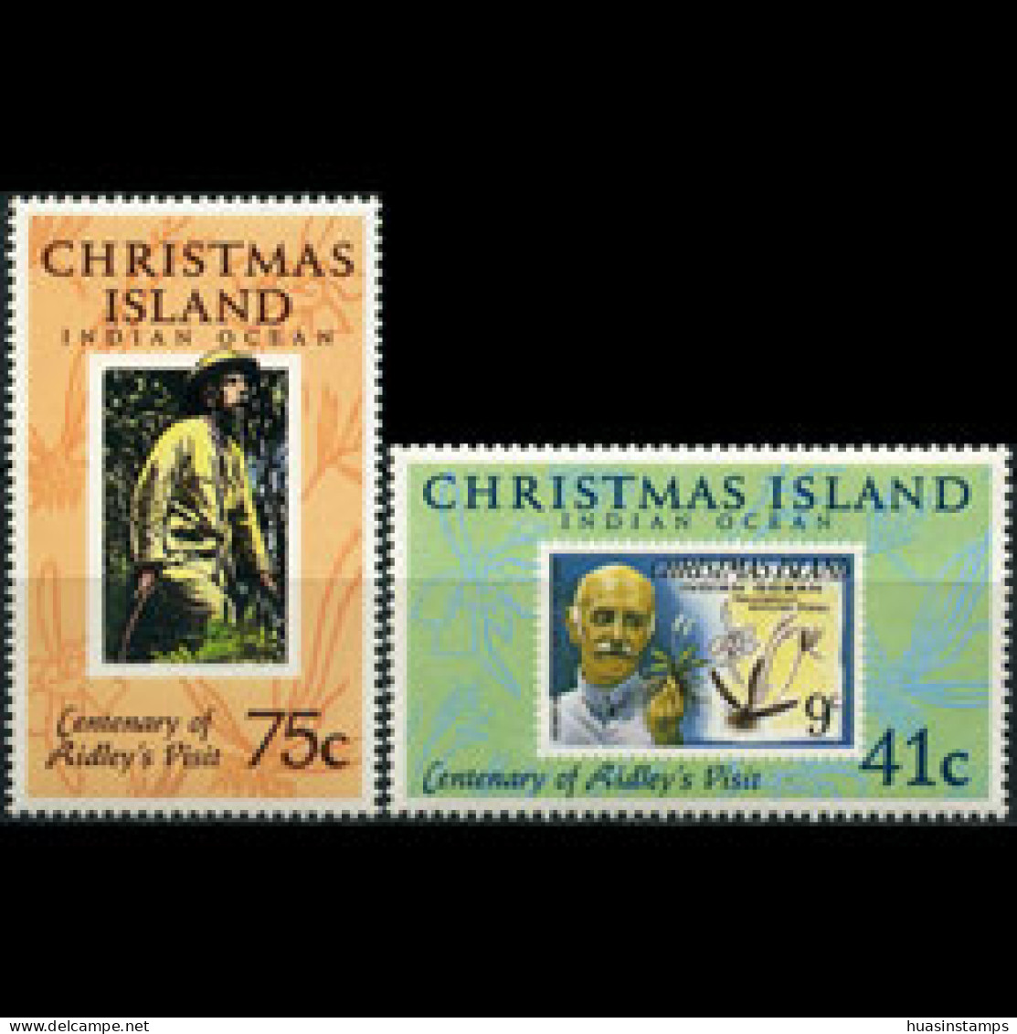 CHRISTMAS IS. 1990 - #275-6 Botanist Ridley Set Of 2 MNH - Christmas Island