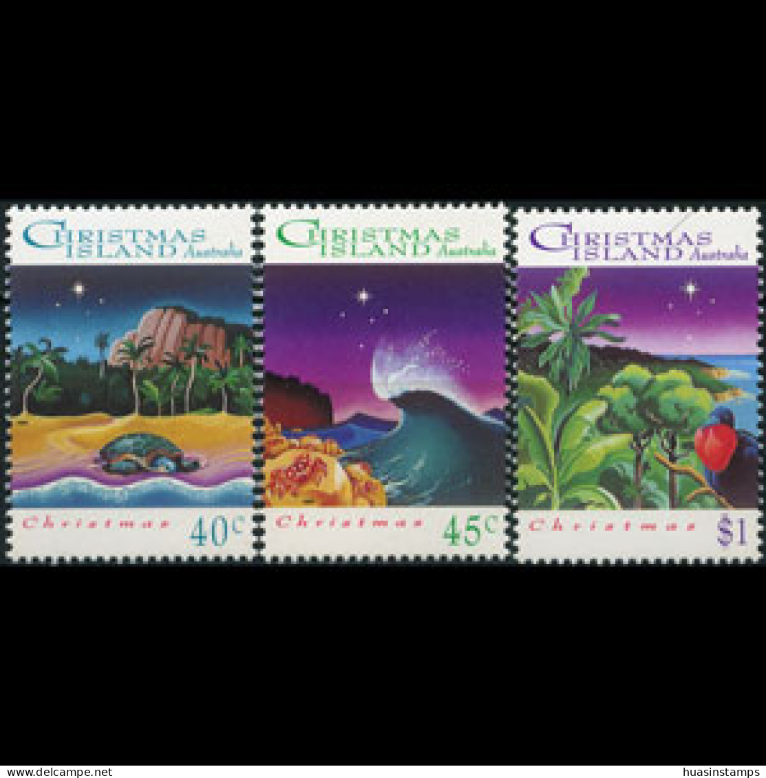 CHRISTMAS IS. 1993 - #354-6 Christmas-Fauna Set Of 3 MNH - Christmas Island
