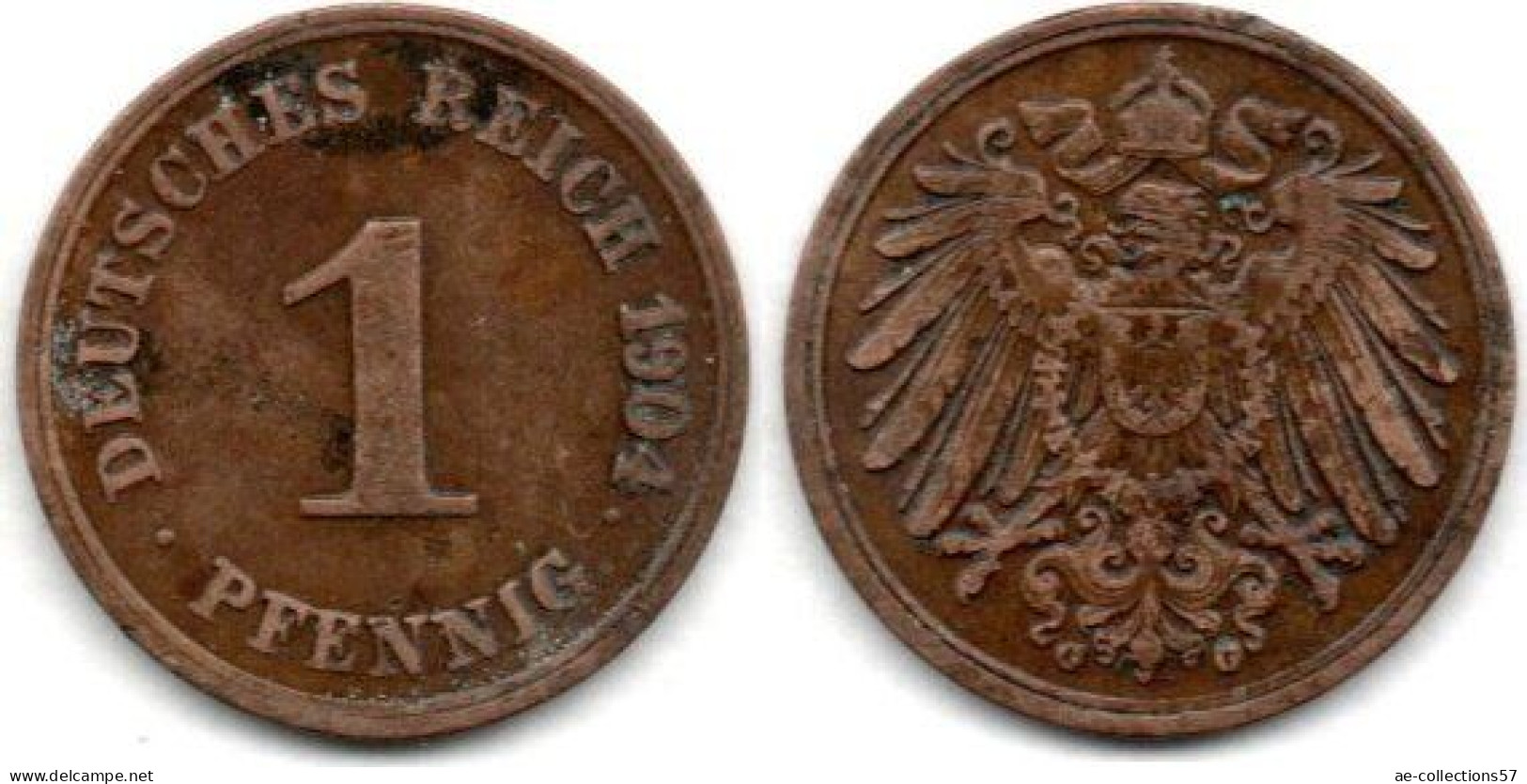 MA 24230 / Allemagne - Deutschland - Germany 1 Pfennig 1904 G TB+ - 1 Pfennig