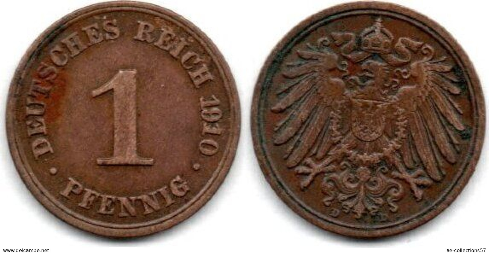 MA 24233 / Allemagne - Deutschland - Germany 1 Pfennig 1910 D TB+ - 1 Pfennig