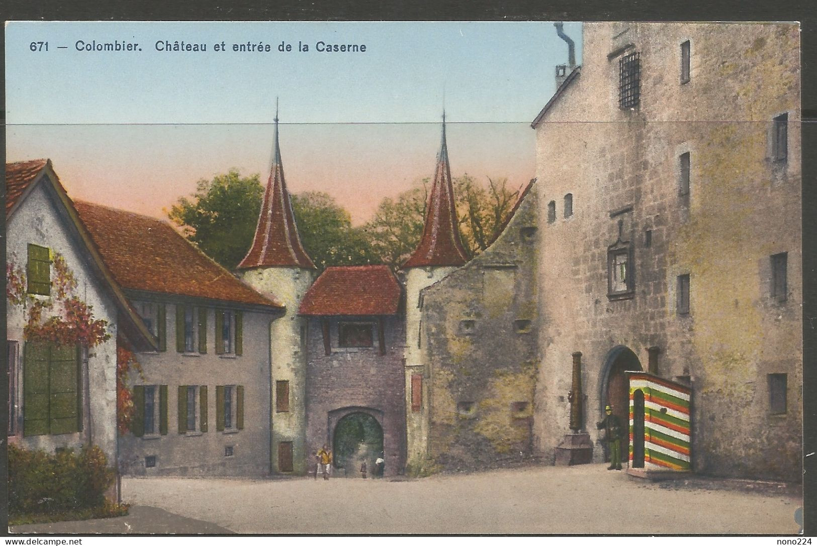 Carte P ( Colombier / Château Et Entrée De La Caserne ) - Colombier