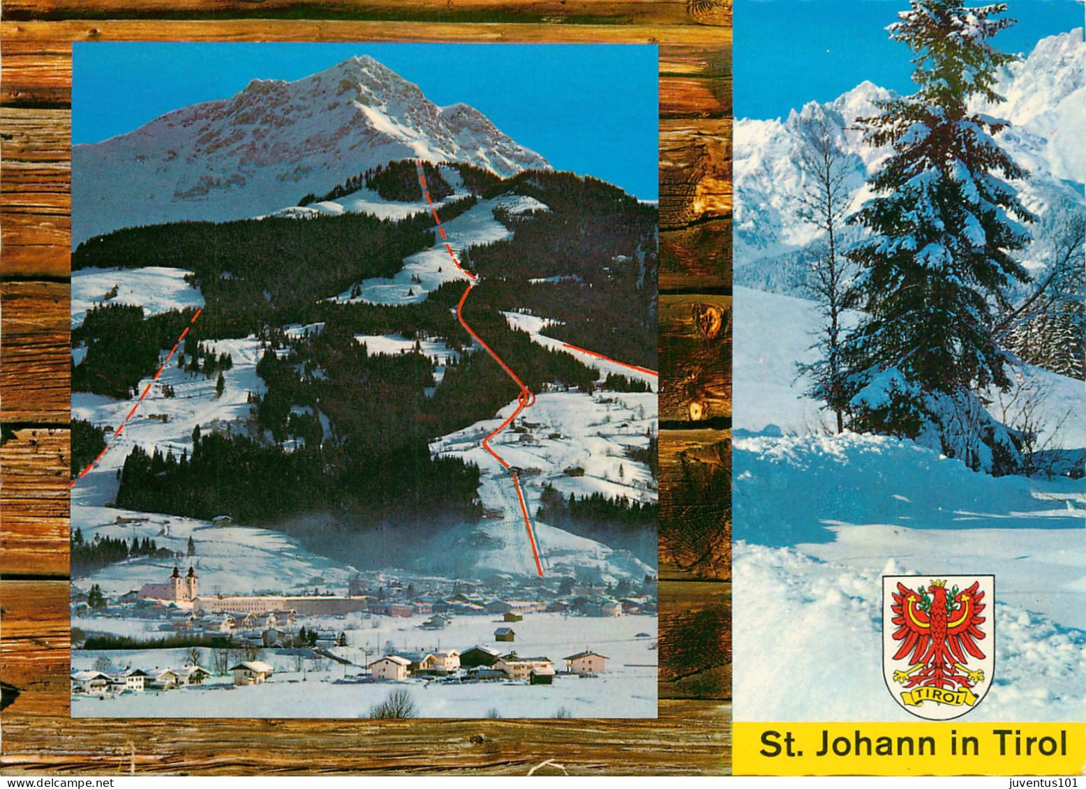 CPSM St. Johann In Tirol-Multivues    L2360 - St. Johann In Tirol
