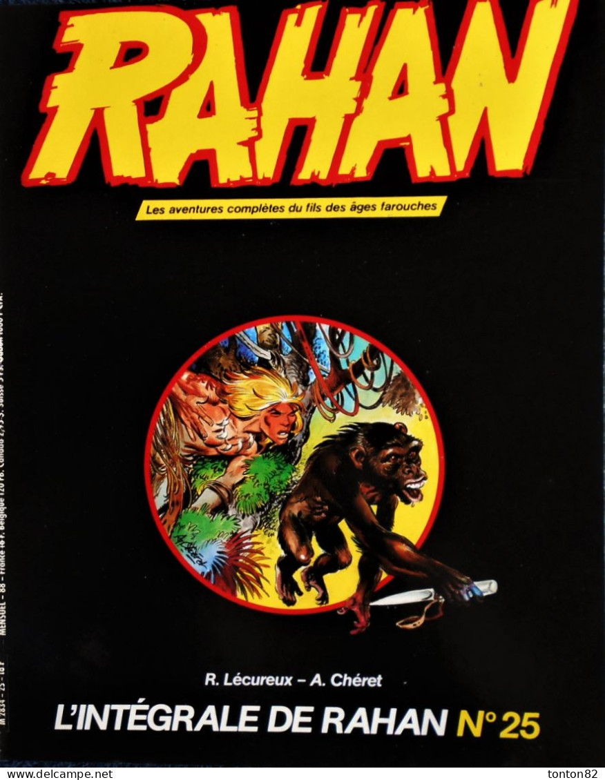 Lécureux - Chéret - RAHAN -  Intégrale ALBUM GÉANT - Tome 2  - ( 24 - 25 ) -( 1986 ). - Rahan