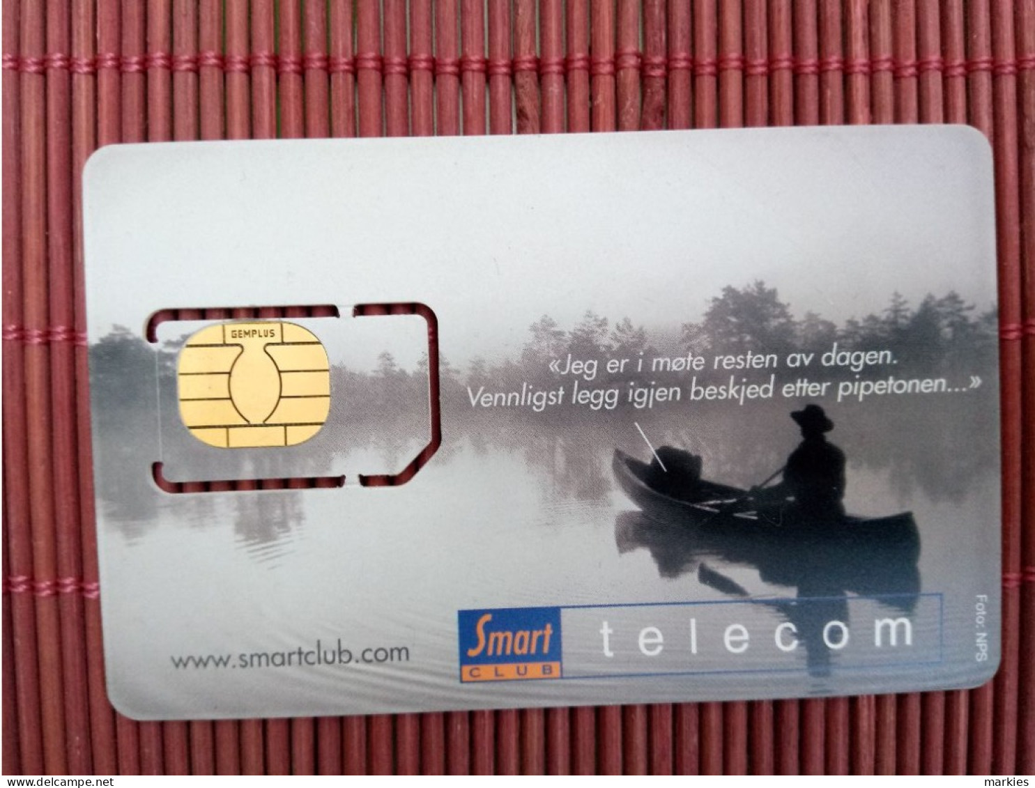 Gsm Card Norway  Mint 2 Photos Backside Has Some Little Color  Damged Rare - Norvège