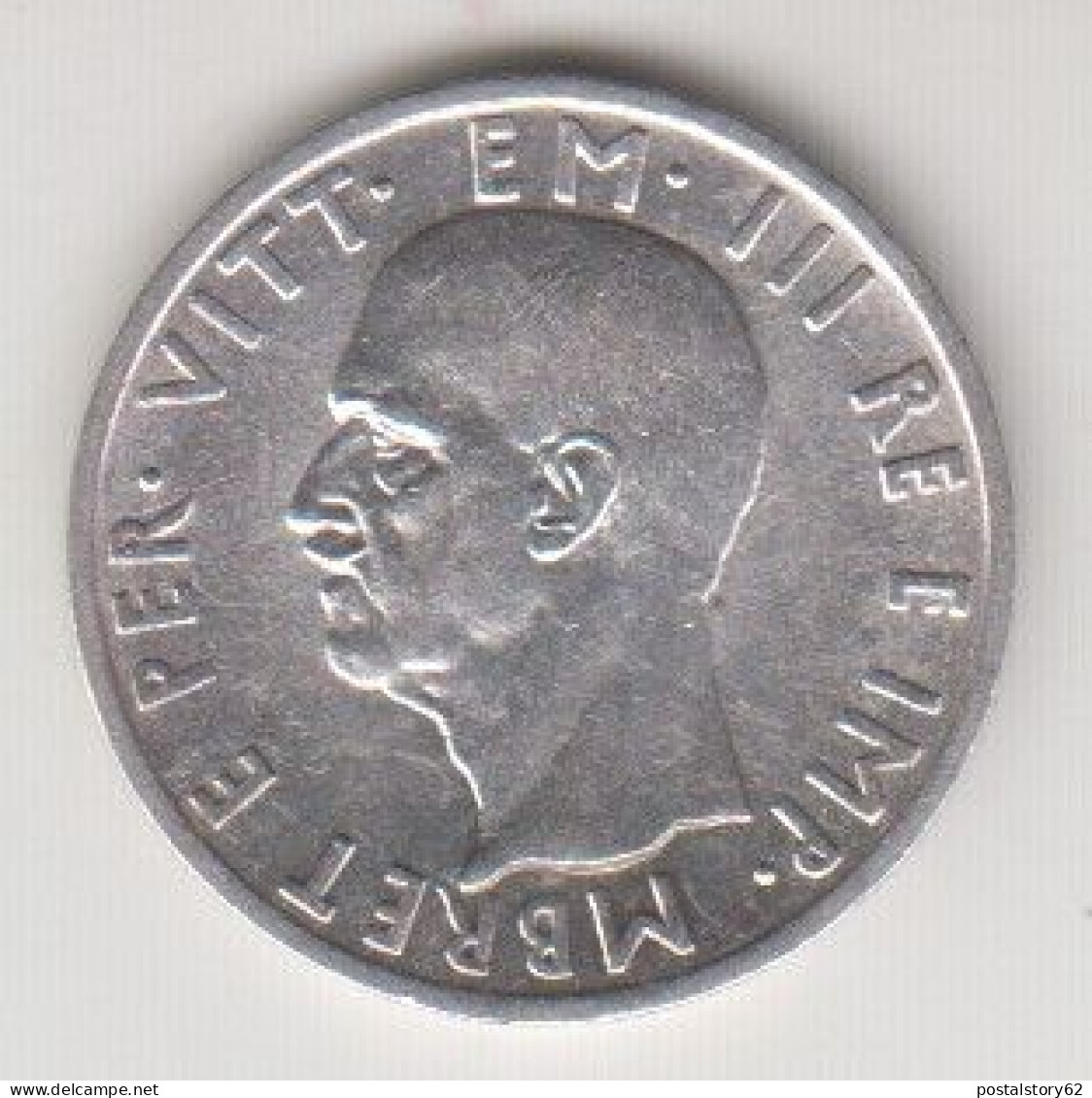 Albania, Periodo Vittorio Emanuele III° Moneta Arg. 5 Lek Anno 1939 XVII° Spl + - Albanie