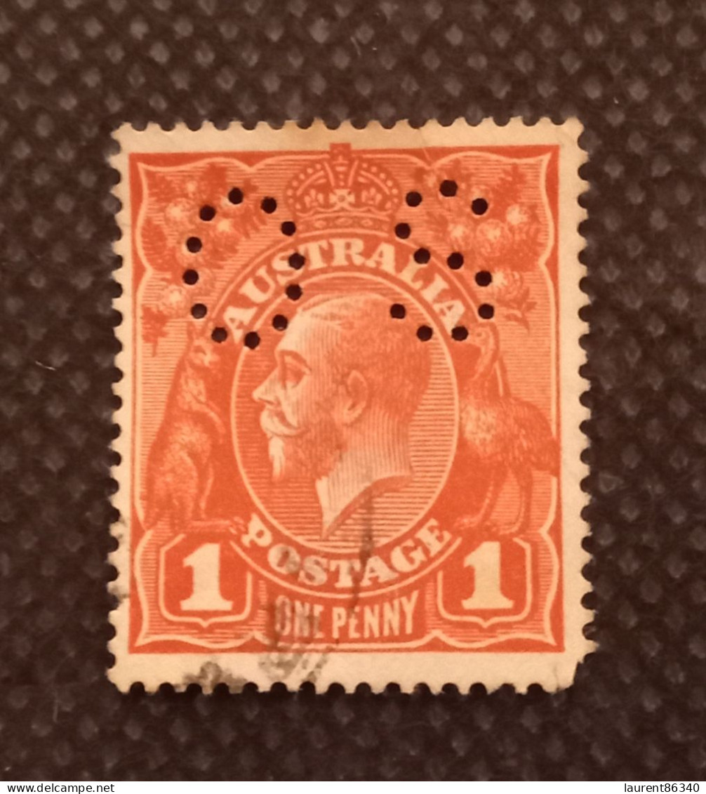 AUSTRALIE 1918 King George V - Different Watermark – 1P Oblitéré - Used Stamps