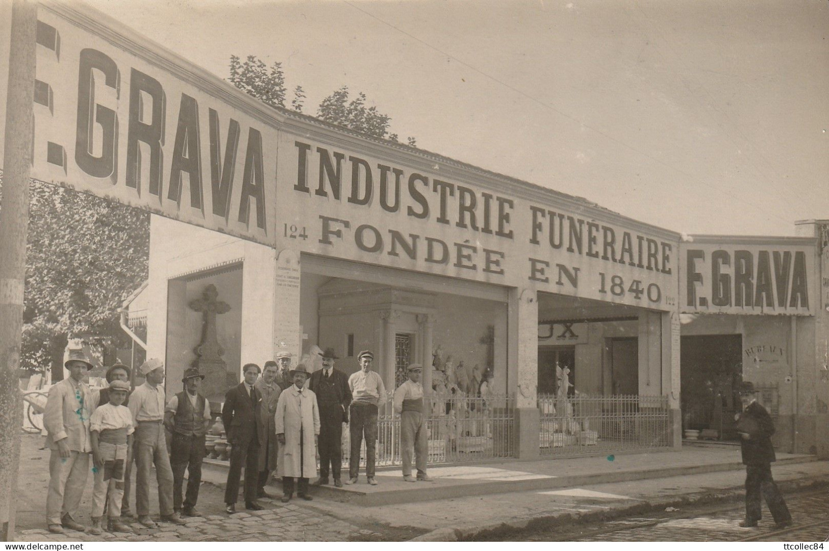 CPA-13-MARSEILLE-ST PIERRE-Industrie Funéraire Grava-Pas Commune - Saint Barnabé, Saint Julien, Montolivet