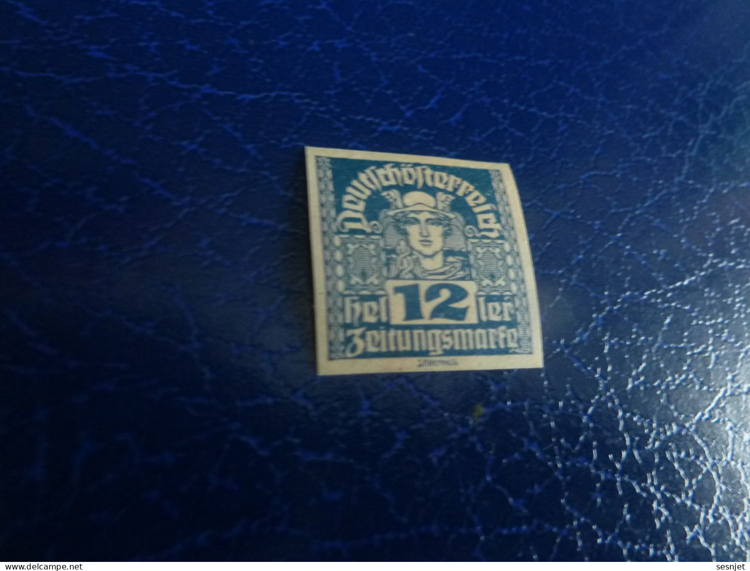 Deutscheofterreich - Heller 12 - Zritungsmarfn - Bleu - Non Dentelé - Non Oblitéré - Année 1920 - - Revenue Stamps