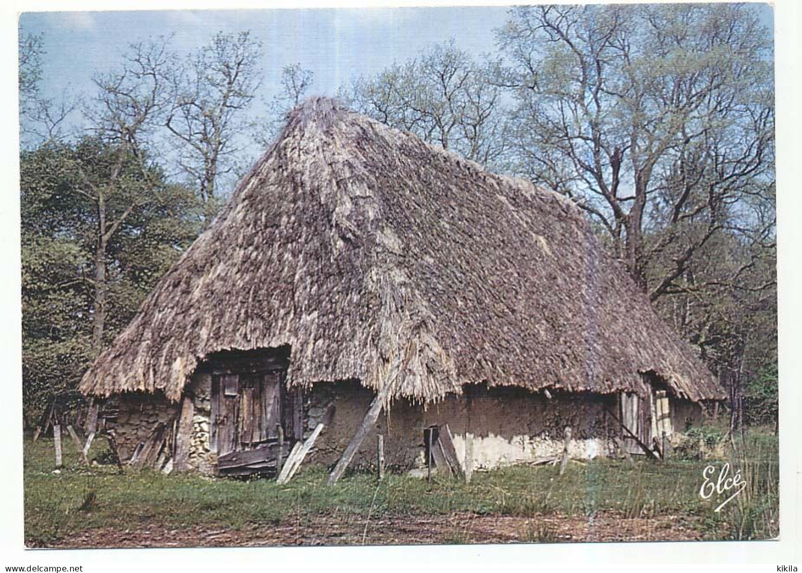 CSPM / CPM 10.5 X 15 Landes LA LANDE Une Vieille Bergerie Landaise Avec Son Toit De Chaume - Sabres