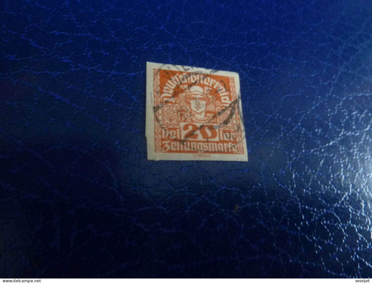 Deutscheofterreich - Heller 20 - Zritungsmarfn - Rouge-orange - Non Dentelé - Oblitéré - Année 1920 - - Revenue Stamps