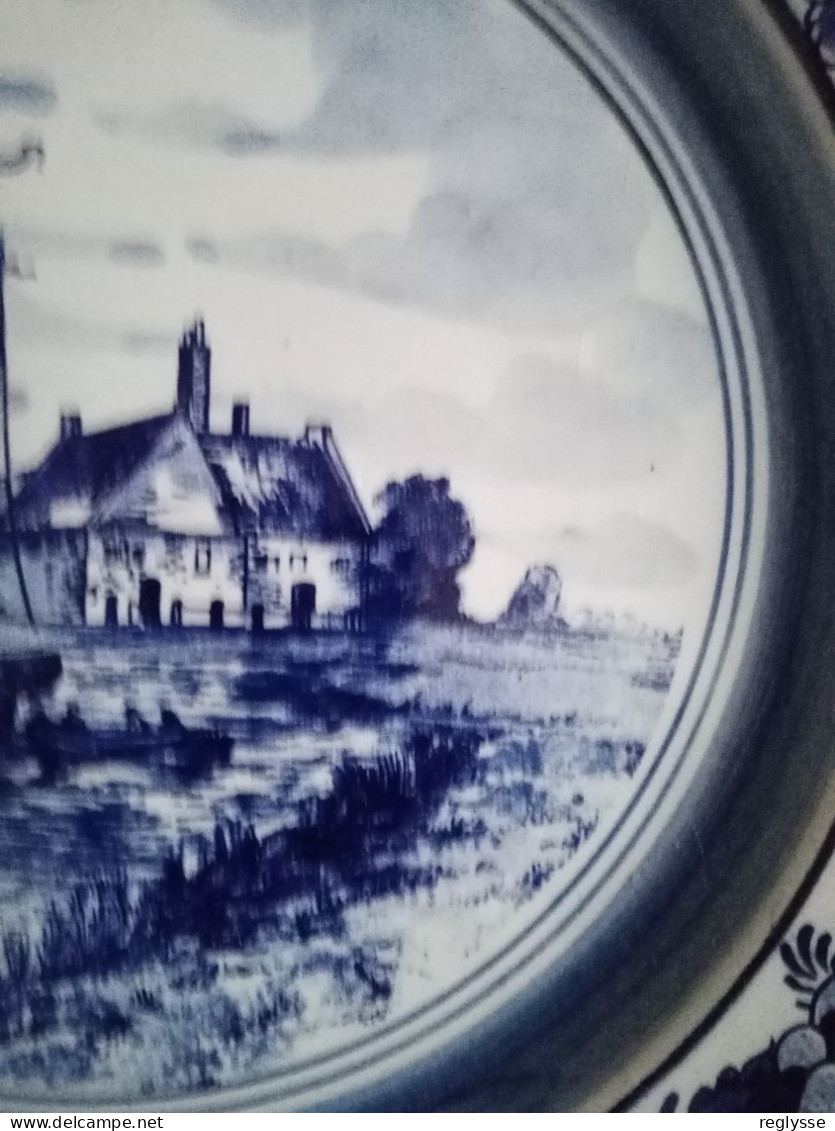 ASSIETTE  DECORATIVE HEINNEKEN BONNE ANNEE  1976  DELFT - Delft (NLD)