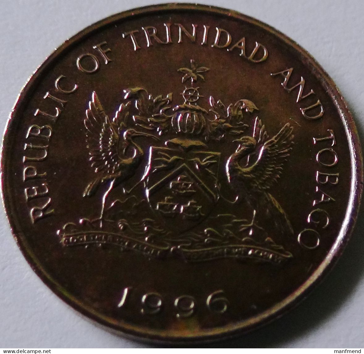 Trinidad & Tobago - 1996 - KM 29 - 1 Cent - VF+ - Look Scans - Trinidad & Tobago