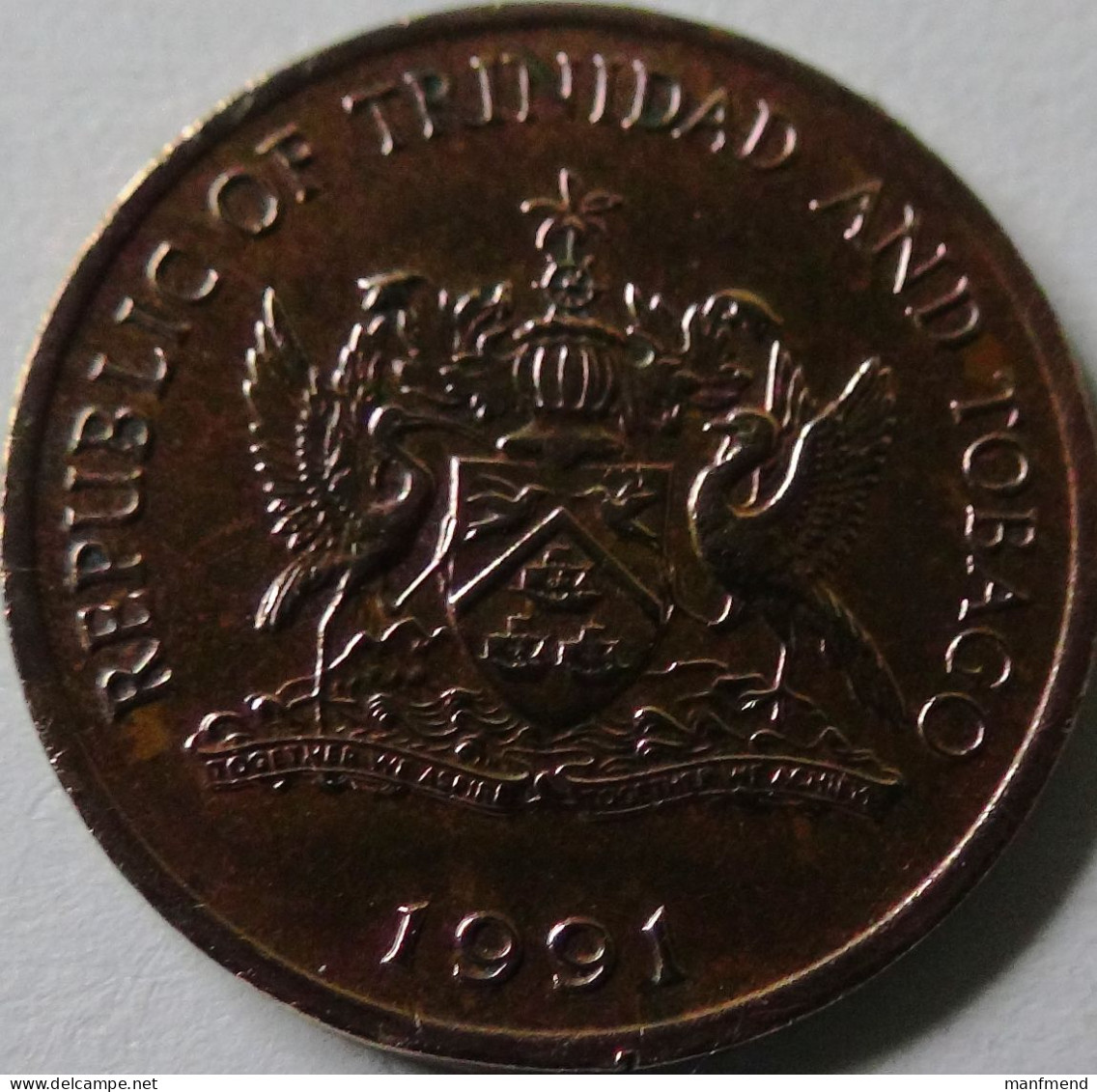 Trinidad & Tobago - 1991 - KM 29 - 1 Cent - XF - Look Scans - Trinité & Tobago