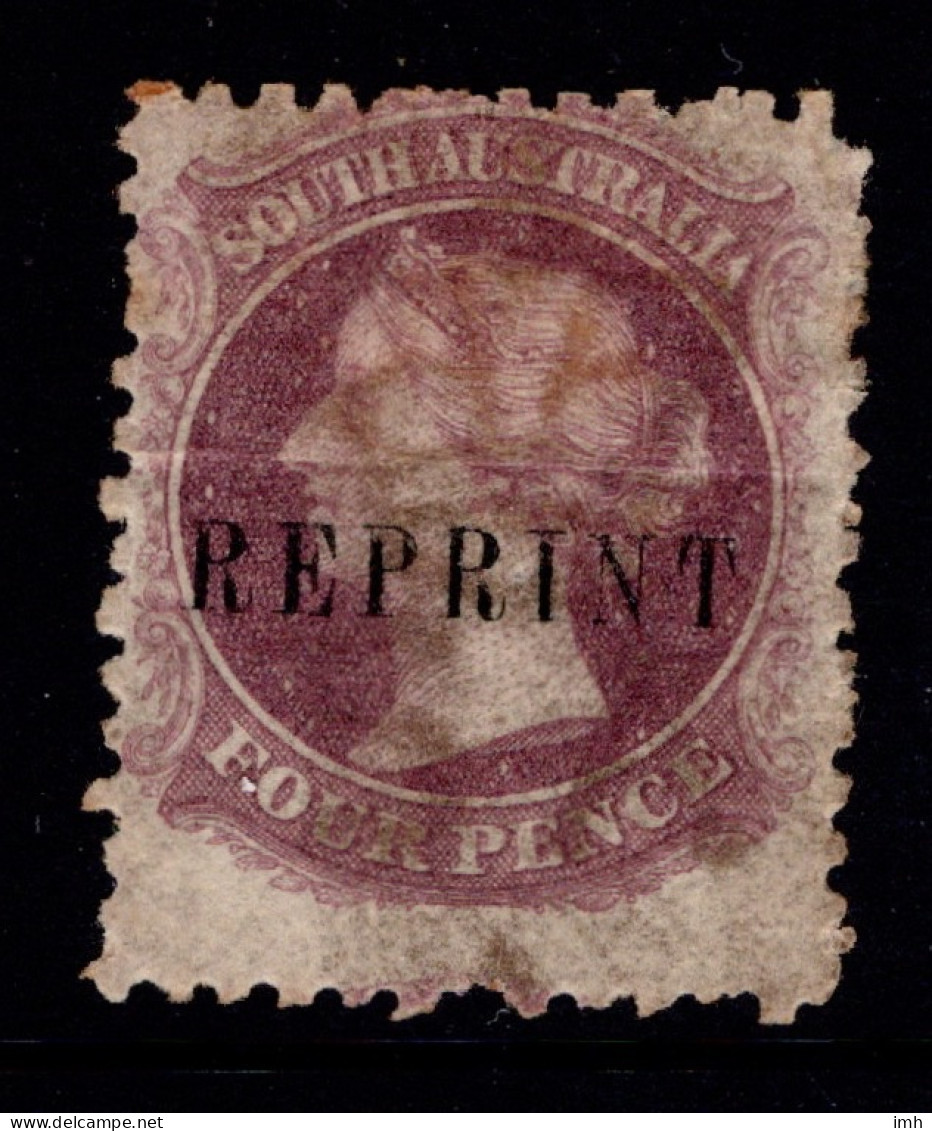1868 4d Mauve REPRINT - Used Stamps