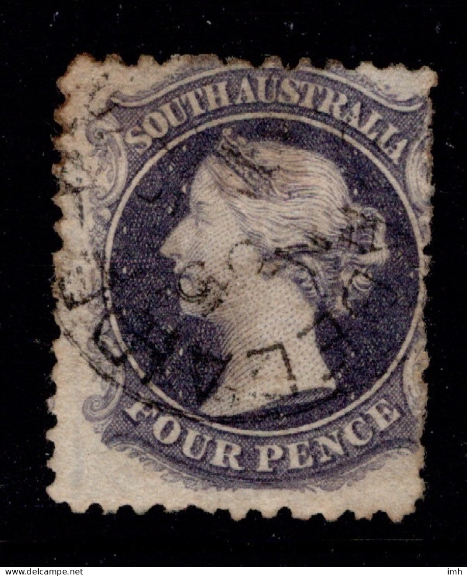 1868-79 SG71 4d Dull Violet W2 P10 £8.00 - Gebruikt