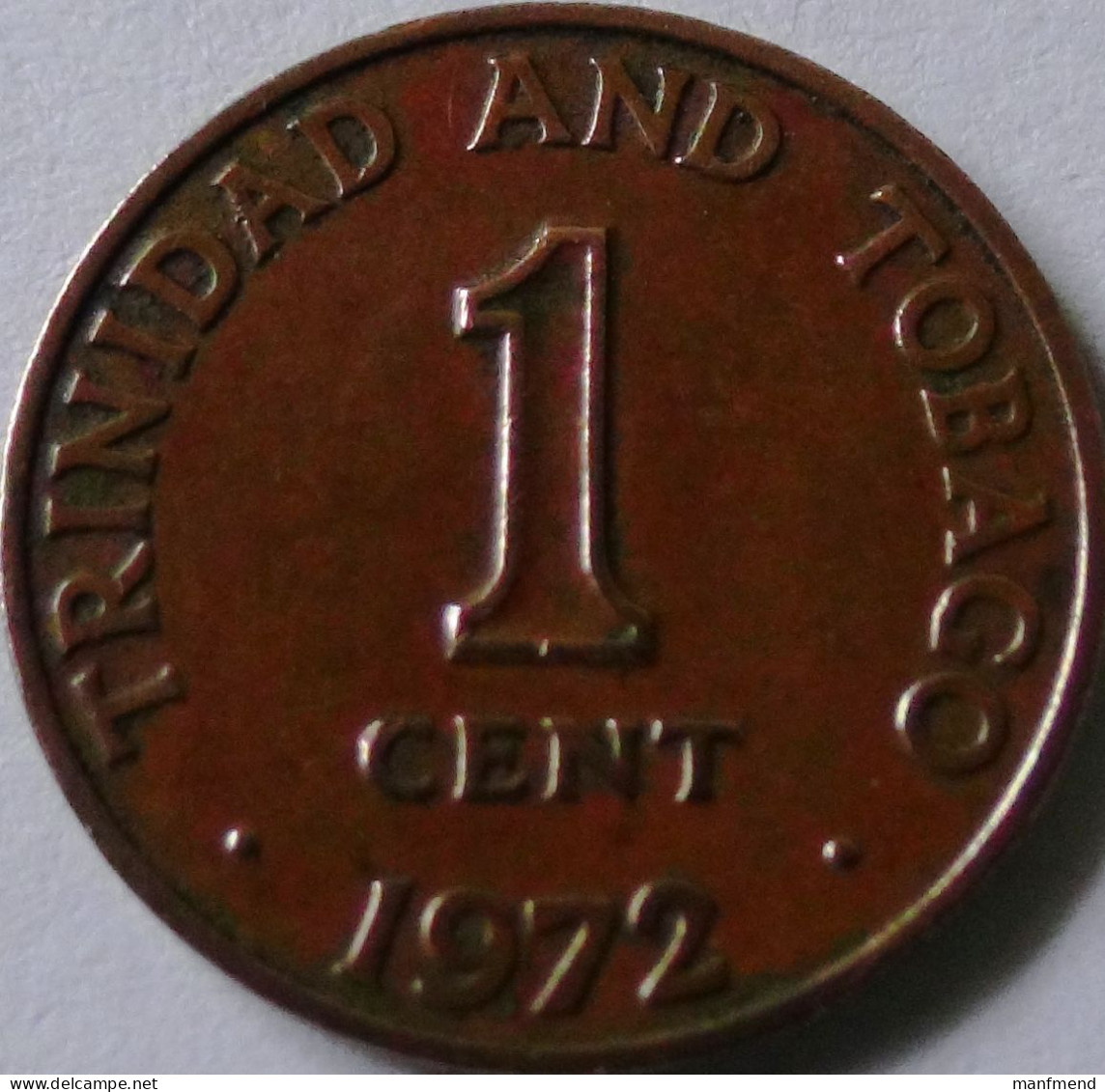 Trinidad & Tobago - 1972 - KM 1 - 1 Cent - VF - Look Scans - Trinidad En Tobago