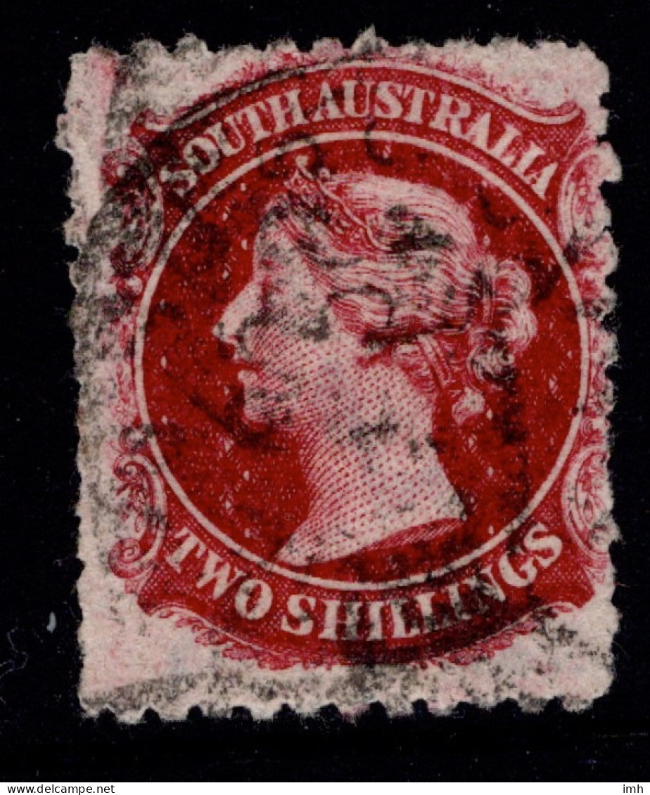 1876-1900 SG133 2/- Rose Carmine W8 P11.5x12.5 £7.00 - Gebruikt