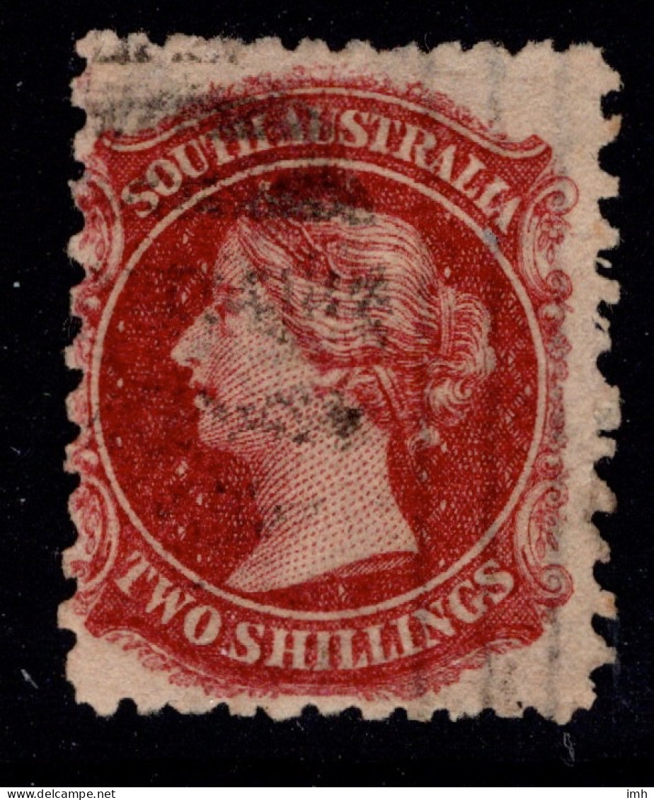 1876-1900 SG144 2/- Carmine W2 P11.5x10 £6.50 - Usati