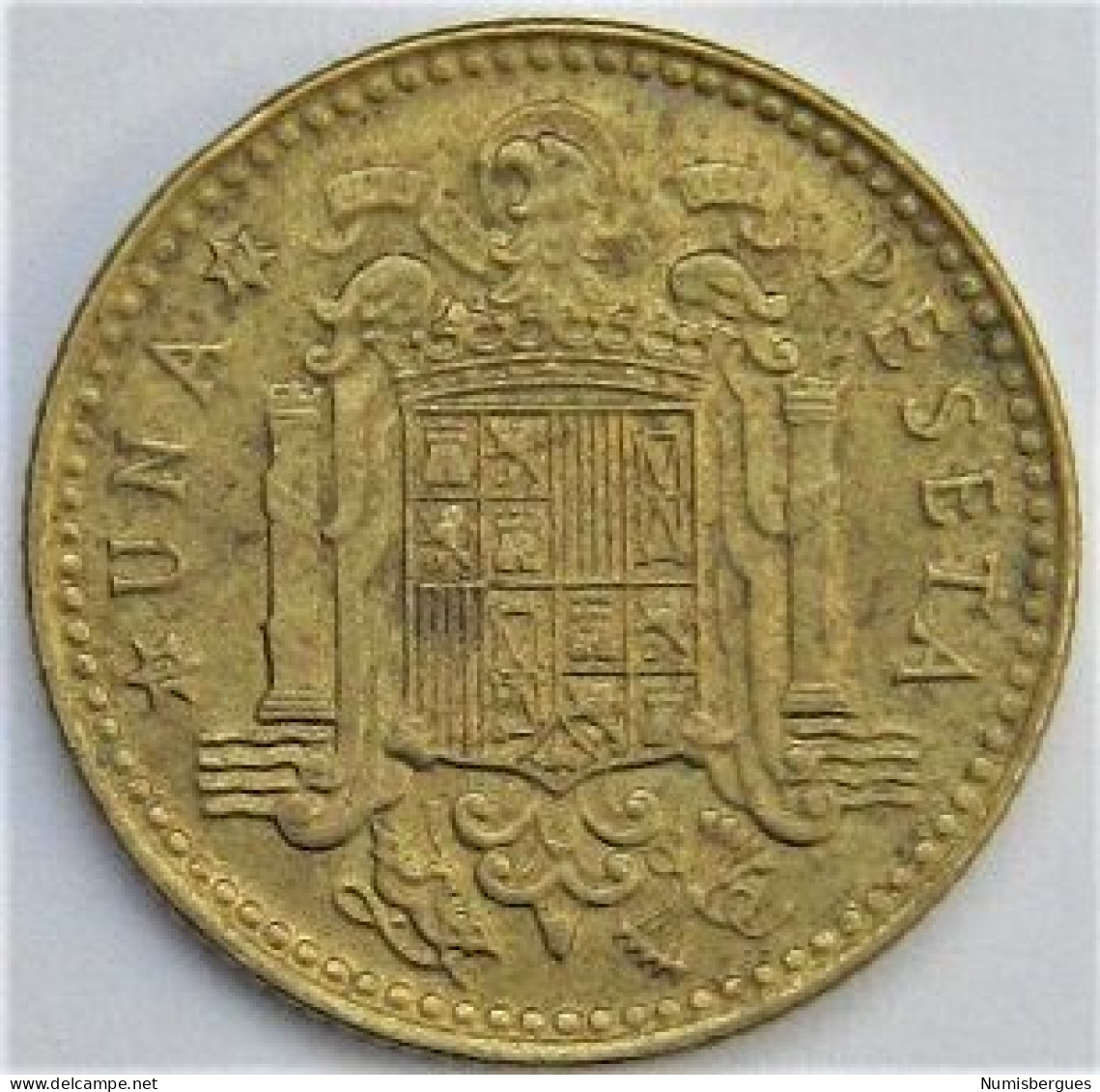 Pièce De Monnaie 1 Peseta 1977 - 1 Peseta