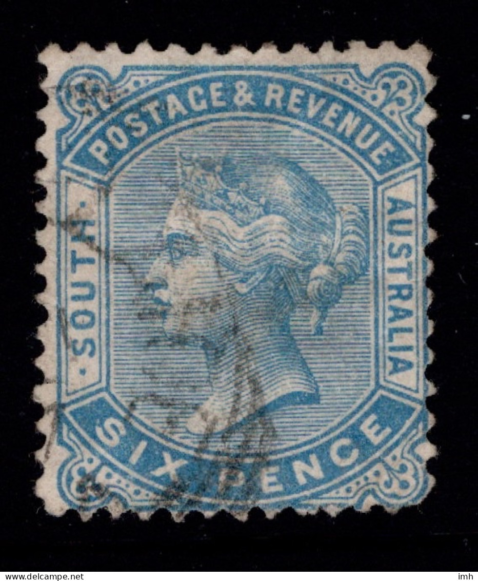 1883-99 SG 194 6d Pale Blue W13 P13 (#1) £1.50 - Used Stamps