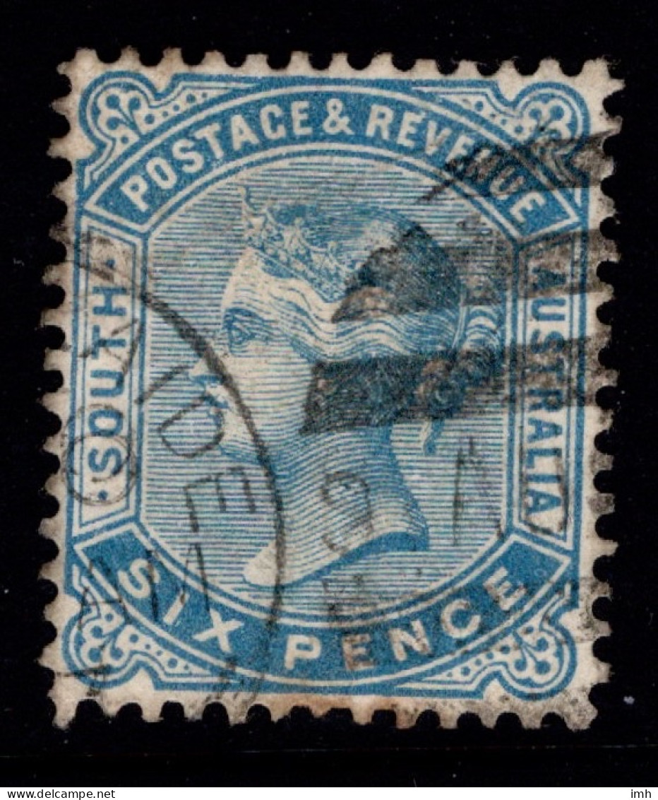 1883-99 SG 194 6d Pale Blue W13 P13 (#2) £1.50 - Usati