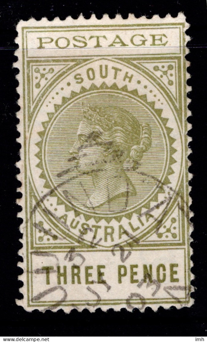 1902-04 SG 268 3d Olive-green Thin Postage W13 P11.5-12.5 (#1) £2.5 - Oblitérés