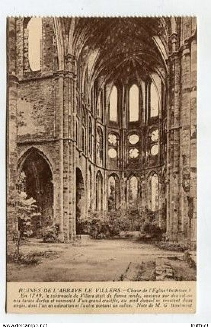 AK 157331 BELGIUM - Abbaye De Villers - Choeur De L'Eglise - Villers-la-Ville