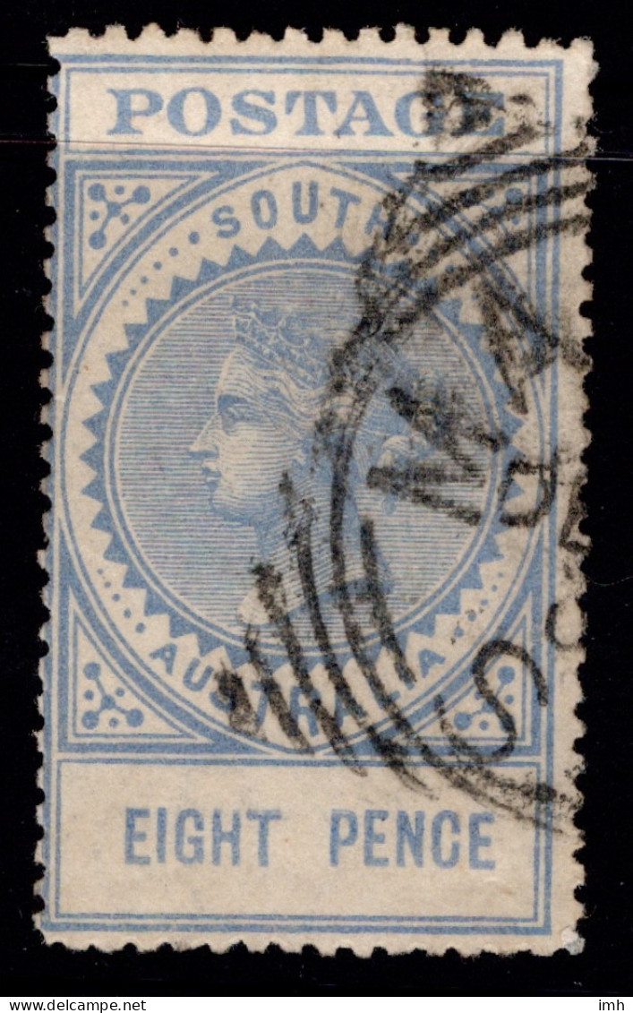 1906-12 SG 301 8d Bright Blue Thick Postage W27 P12.5 £20.00 - Gebruikt