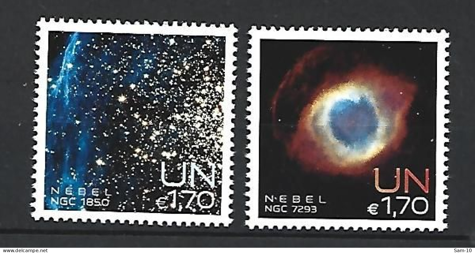 Timbre Nation Unies De Vienne Neuf ** N 796 / 797  Vendu Au Prix De La Poste - Unused Stamps