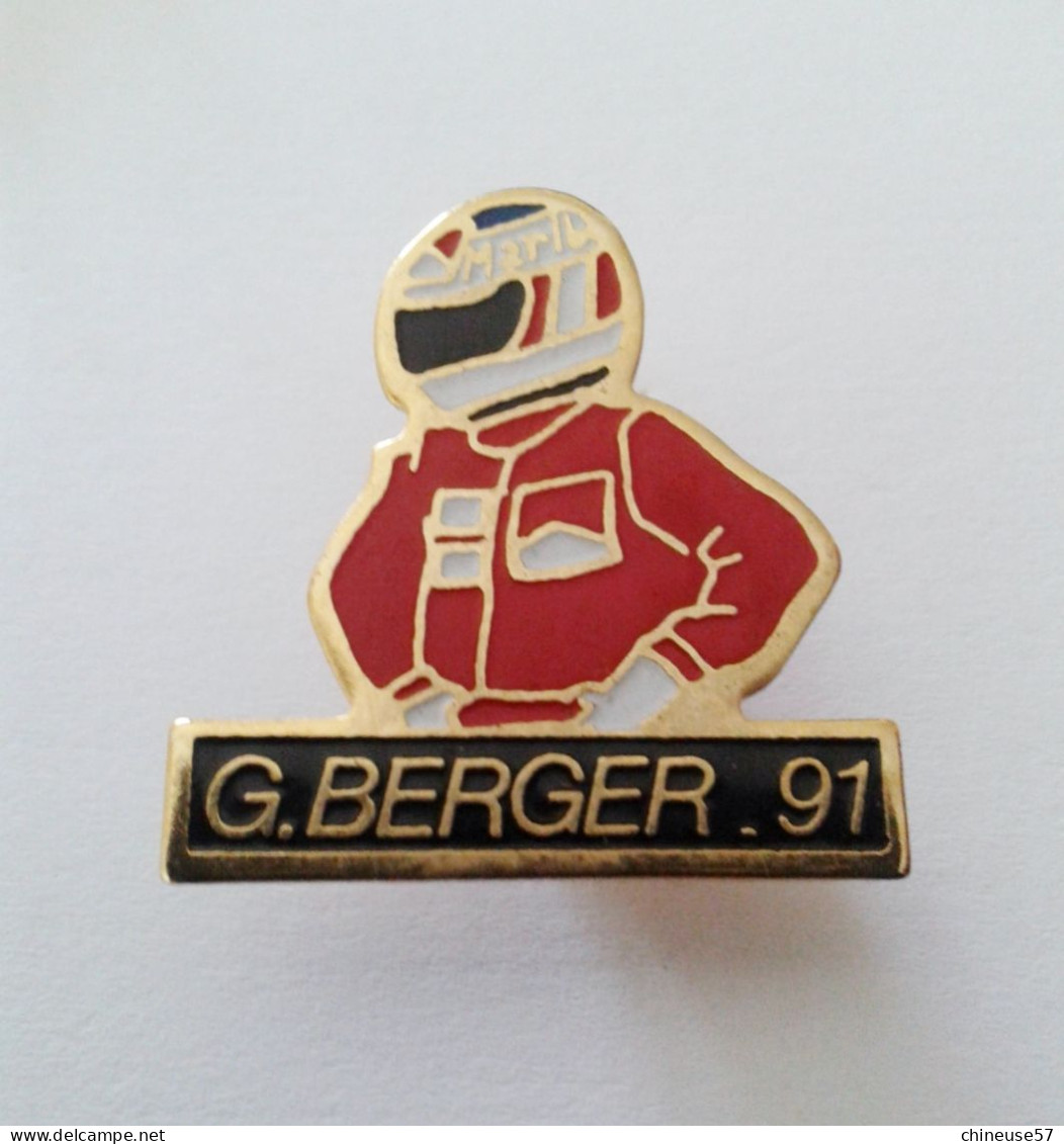 Pin's  Berger - F1
