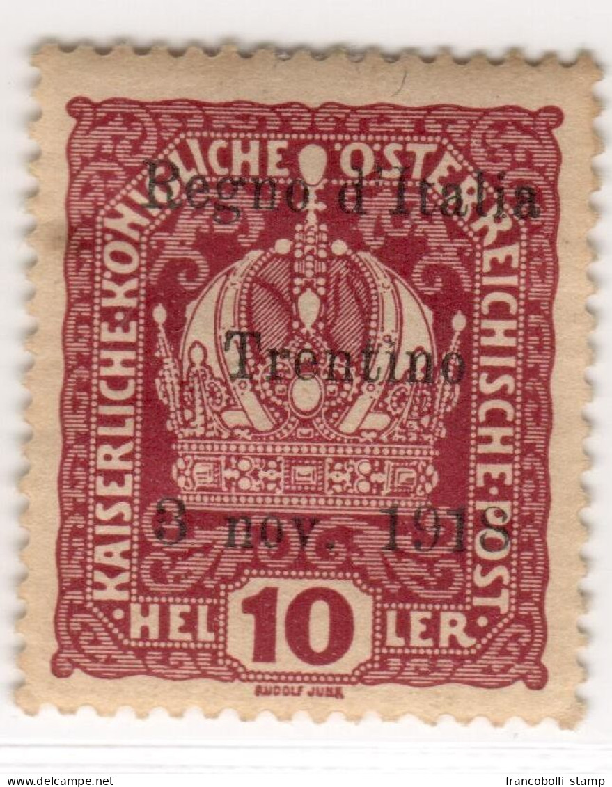 1918 Francobolli D'Austria Trentino-Alto Adige Terre Redente MLH - Trente