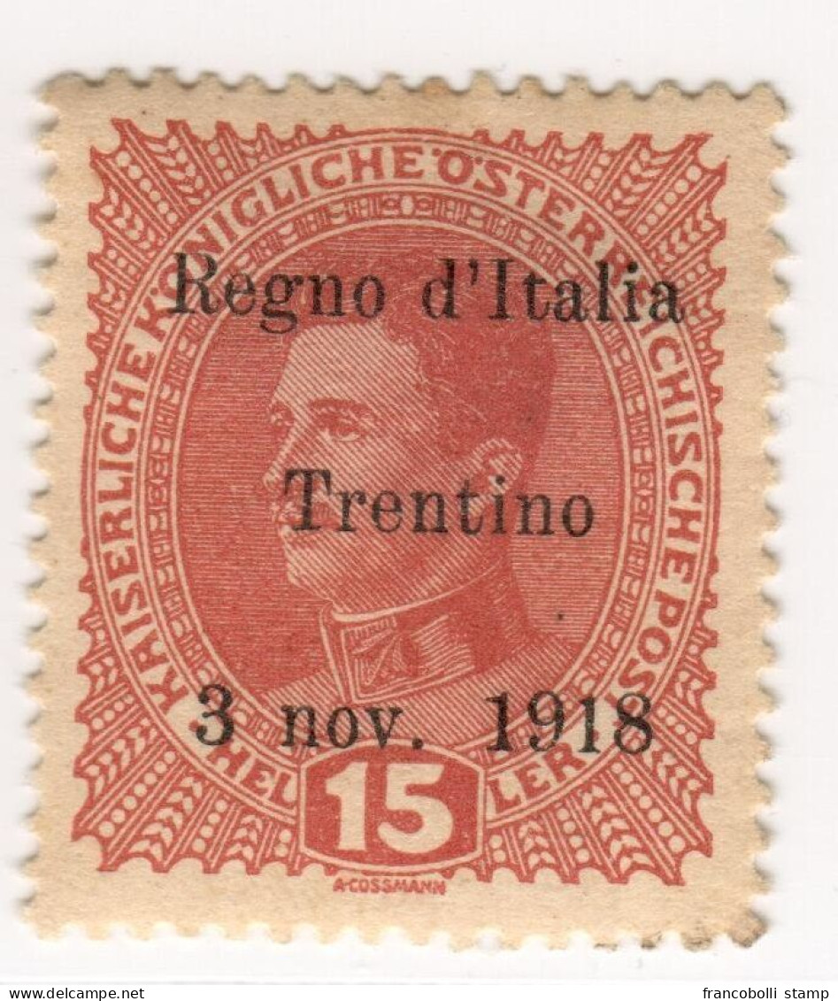 1918 Francobolli D'Austria Trentino-Alto Adige Terre Redente MLH - Trento