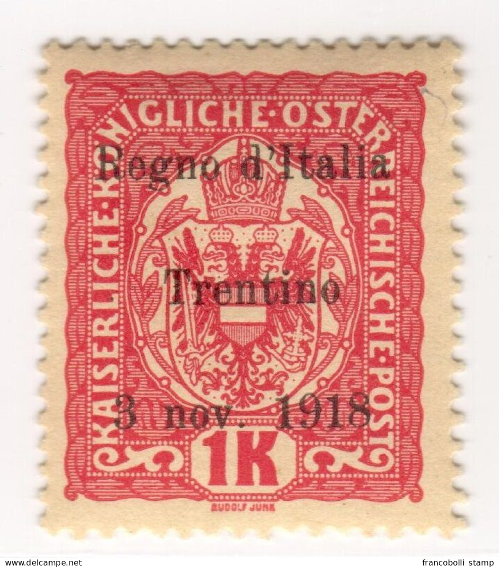 1918 Francobolli D'Austria Trentino-Alto Adige Terre Redente MLH - Trentino