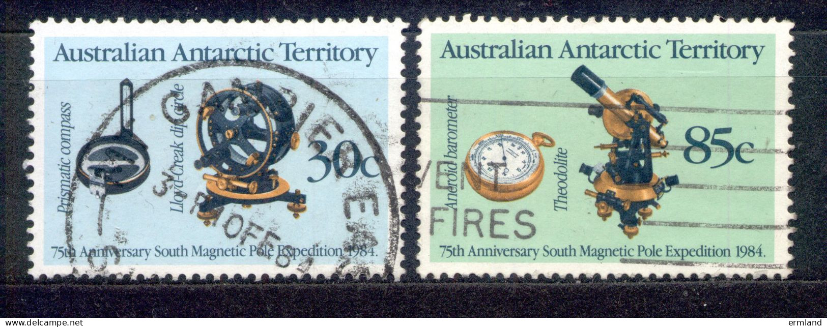 AAT Australian Antarctic Territory 1984 - Michel Nr. 61 - 62 O - Gebruikt