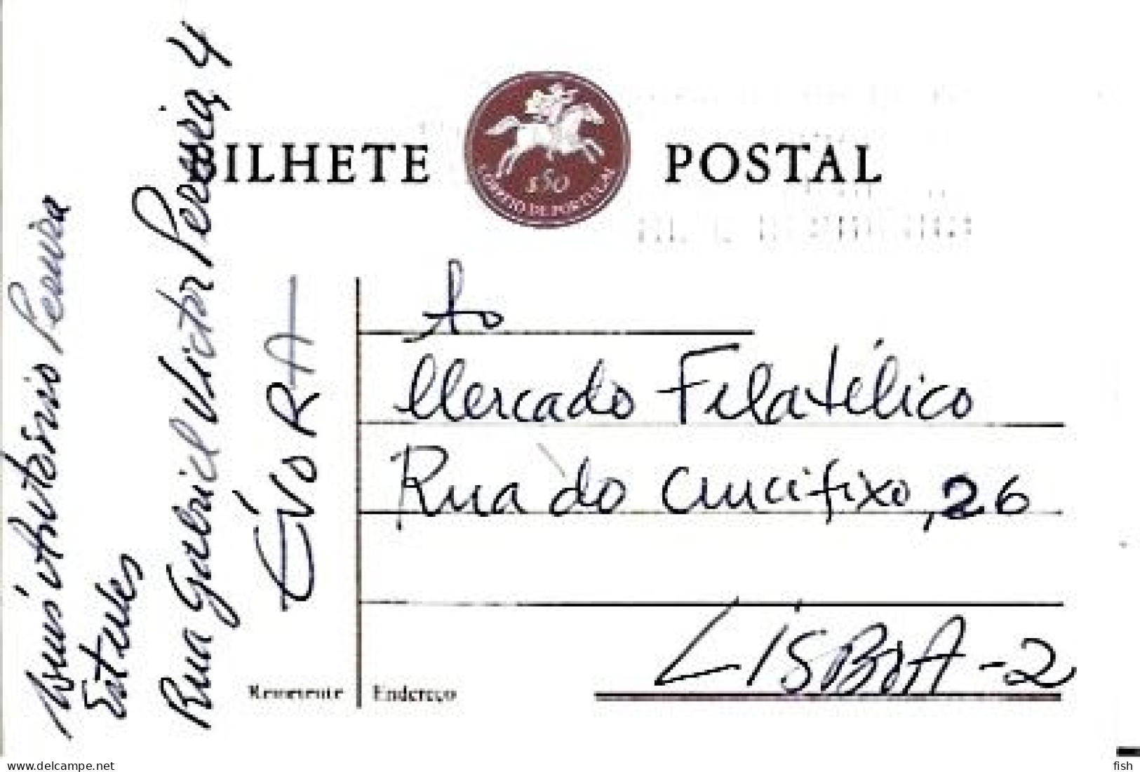 Portugal & Bilhete Postal, Évora A Lisboa 1967 (08000) - Covers & Documents