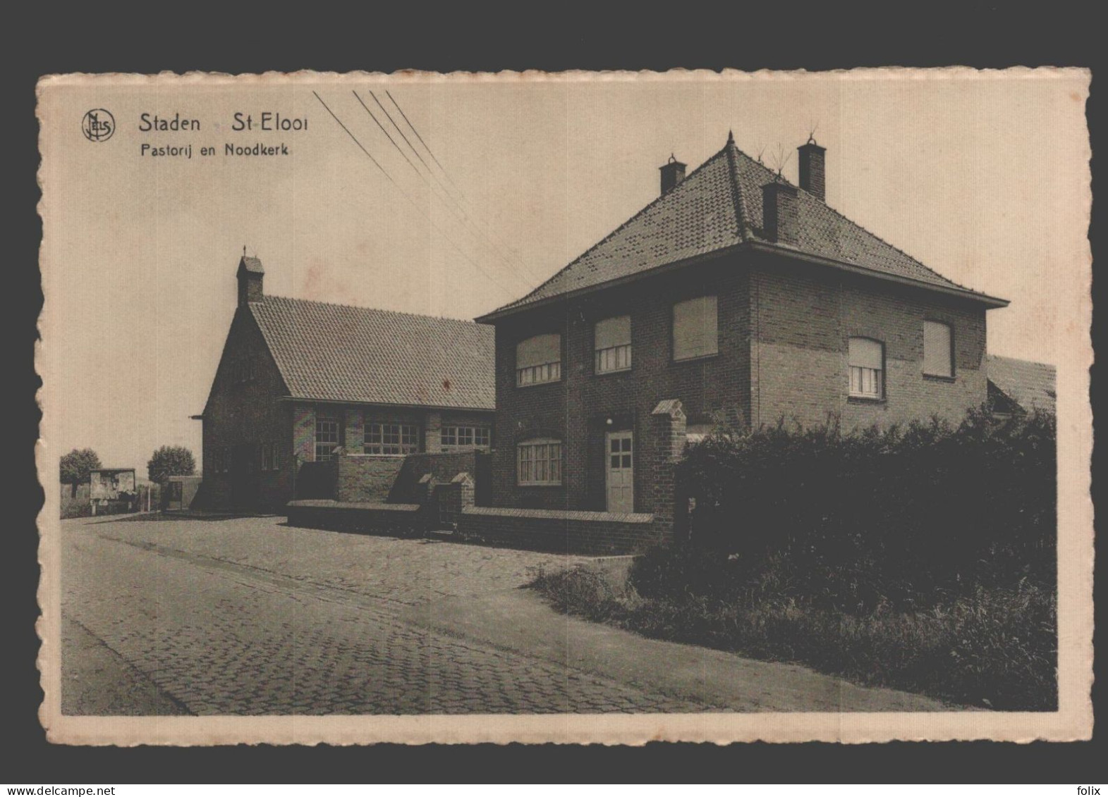 Staden - St-Elooi - Pastorij En Noodkerk - Staden