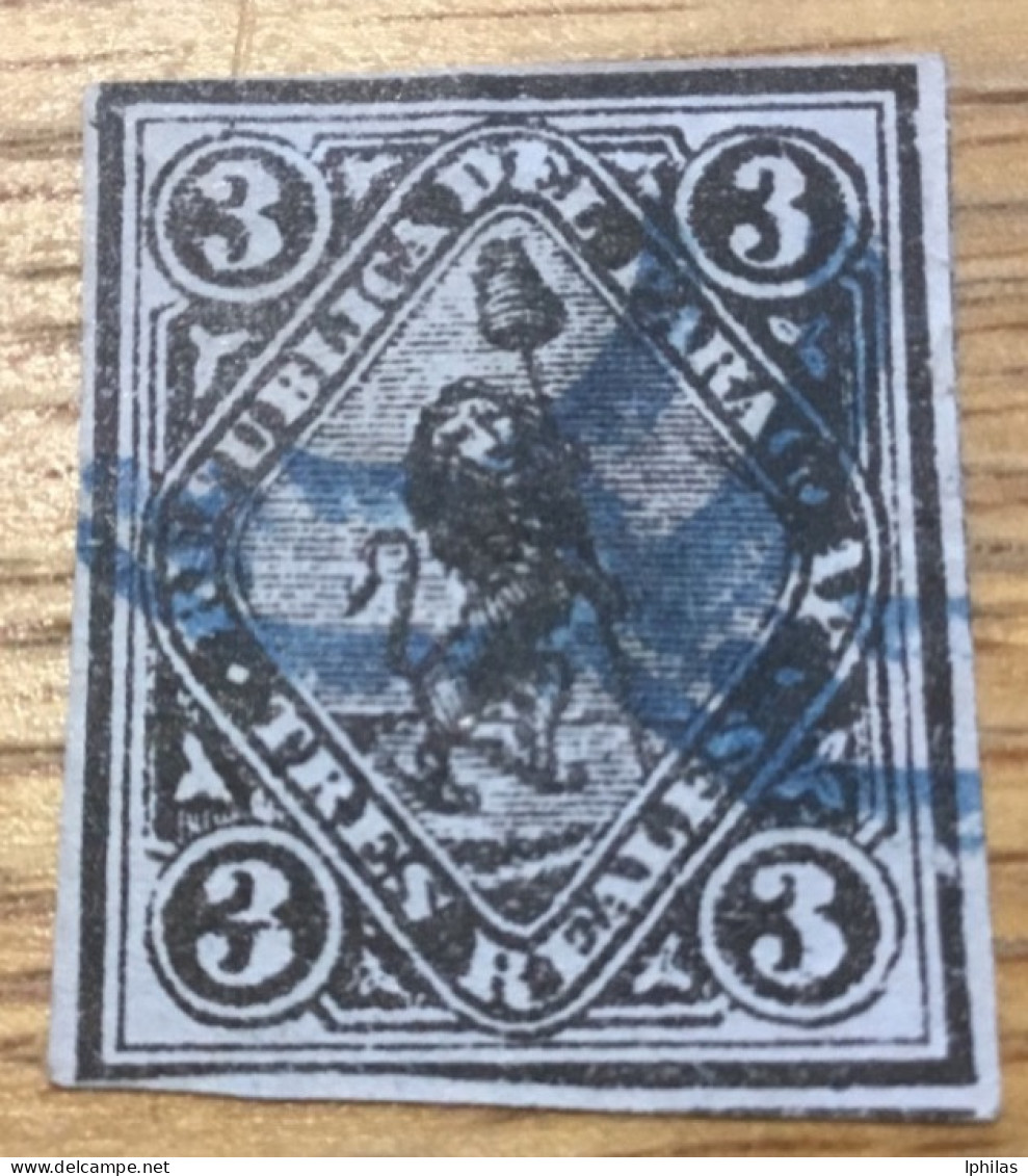 Argentinien 1870 Gestempelt Michel Nr. 3 - Oblitérés
