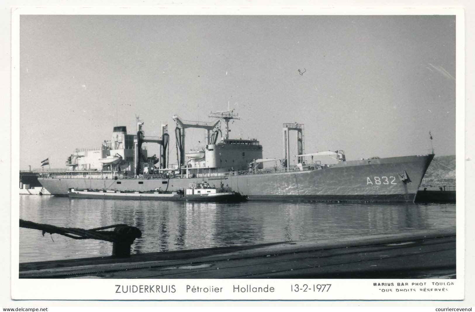 CPM - ZUIDERKRUIS - Pétrolier - Hollande - 13/2/1977 - Tankers