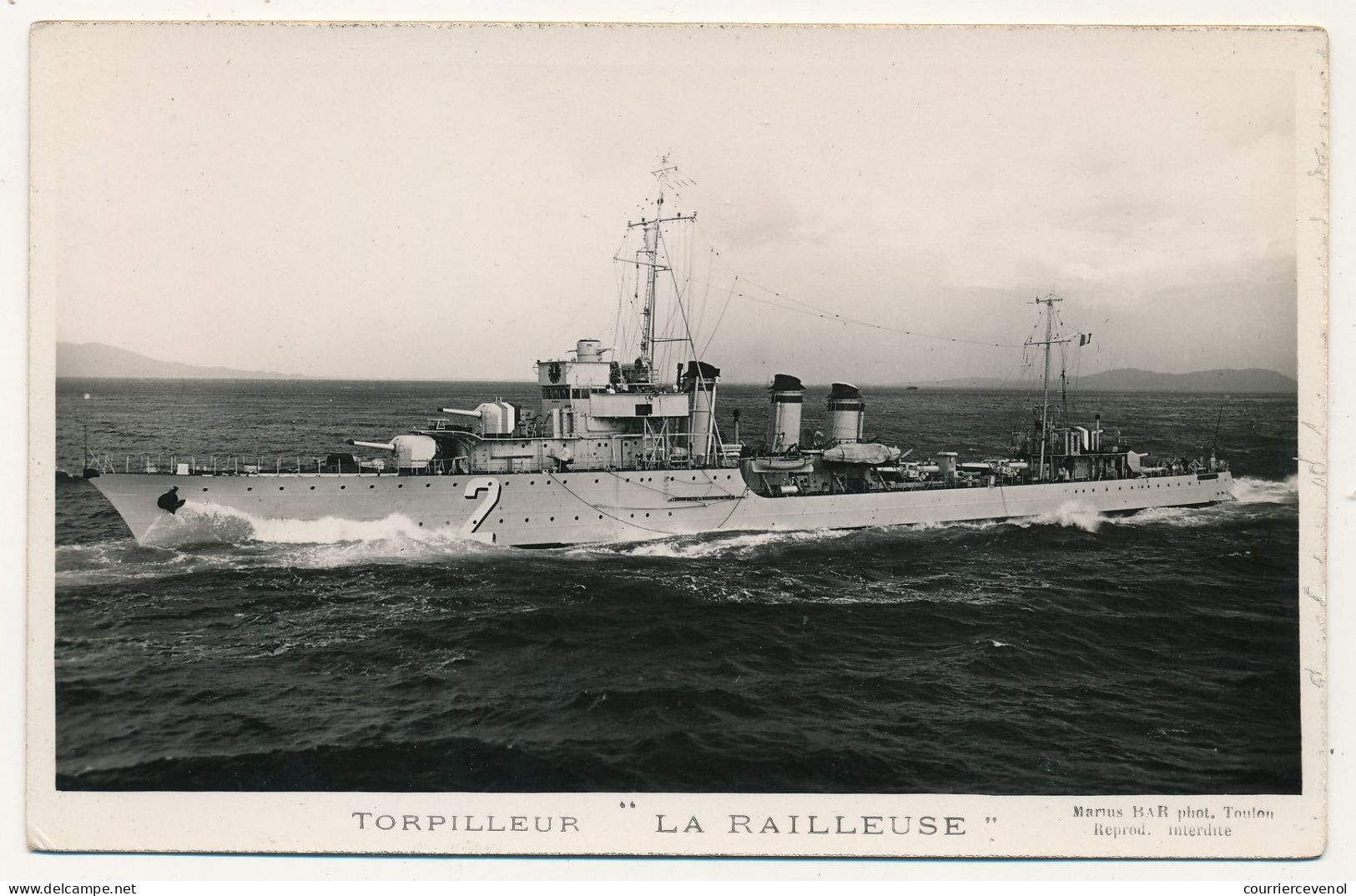 CPM - LA RAILLEUSE - Torpilleur - Warships