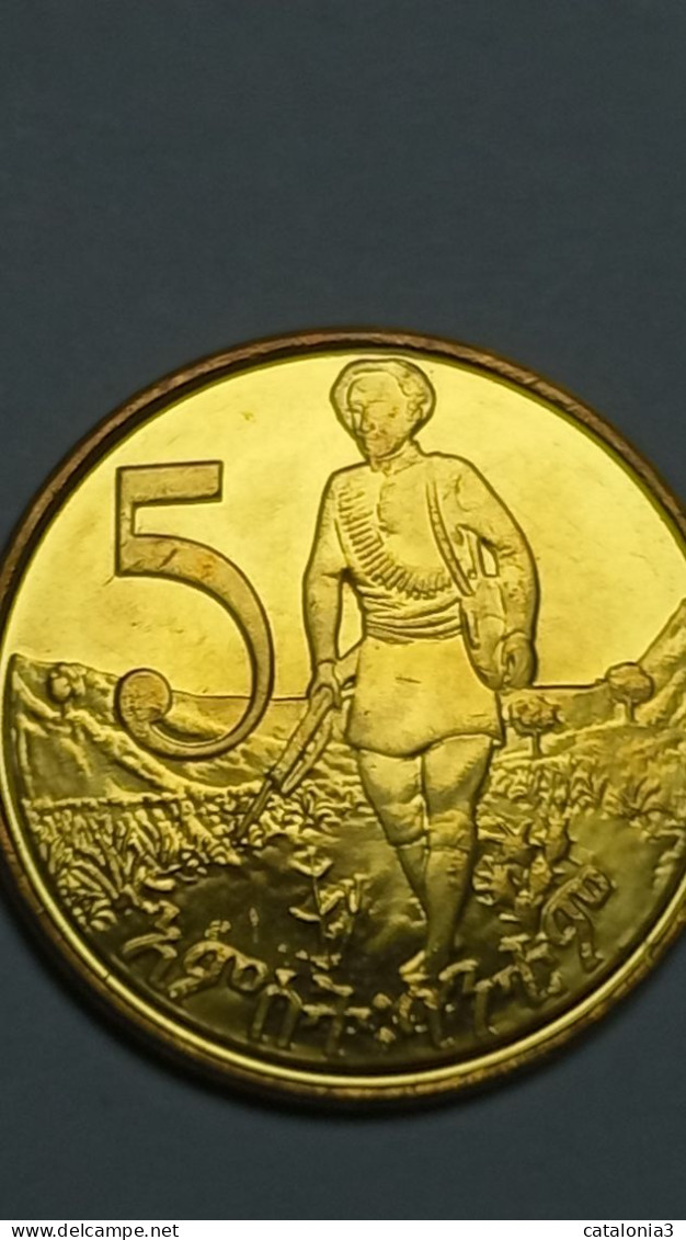 ETIOPIA - 5 CENTS KM44 - ኢትዮጵያ - Ethiopië