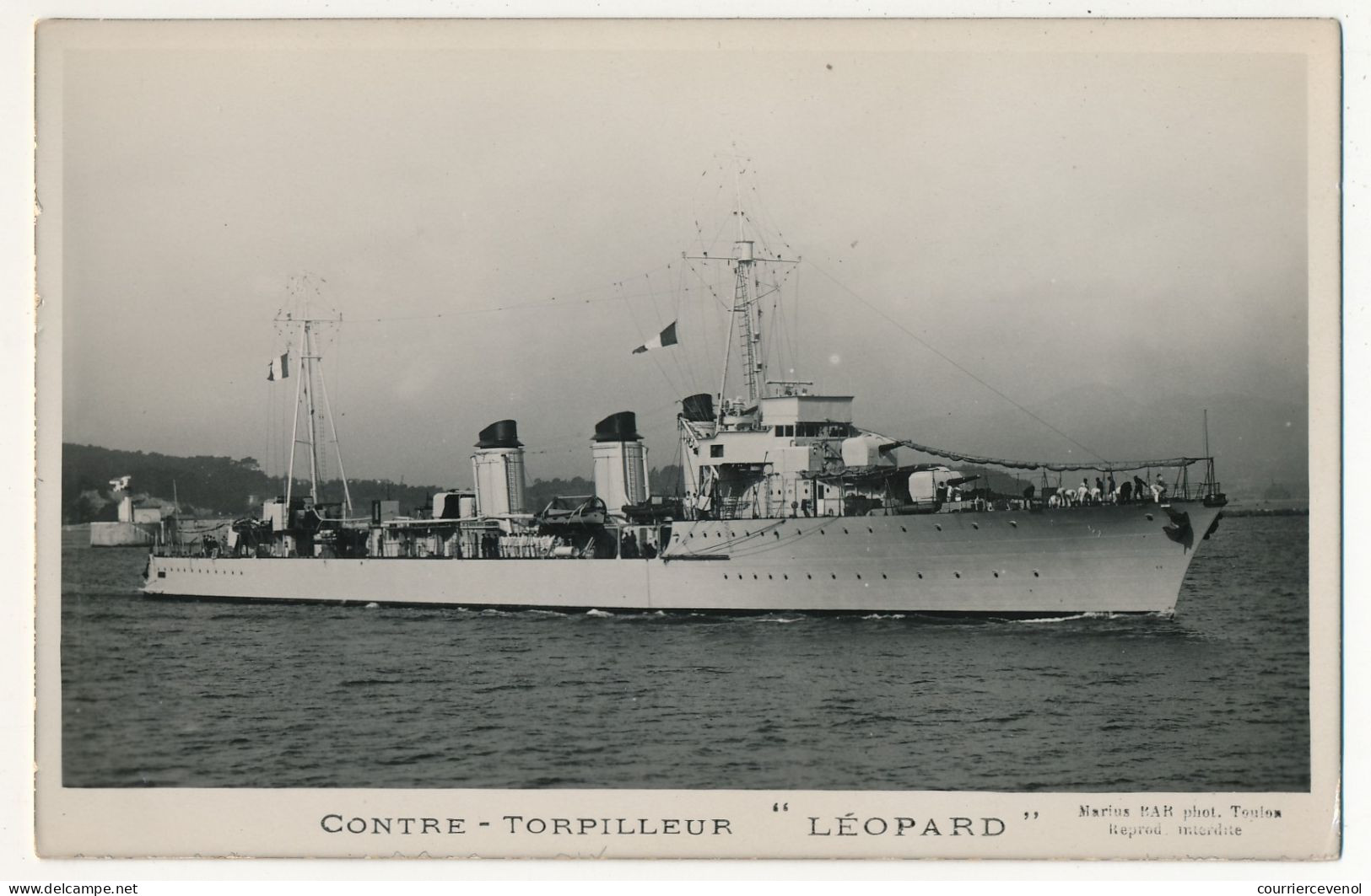 CPM - "LÉOPARD" - Contre-Torpilleur - - Warships