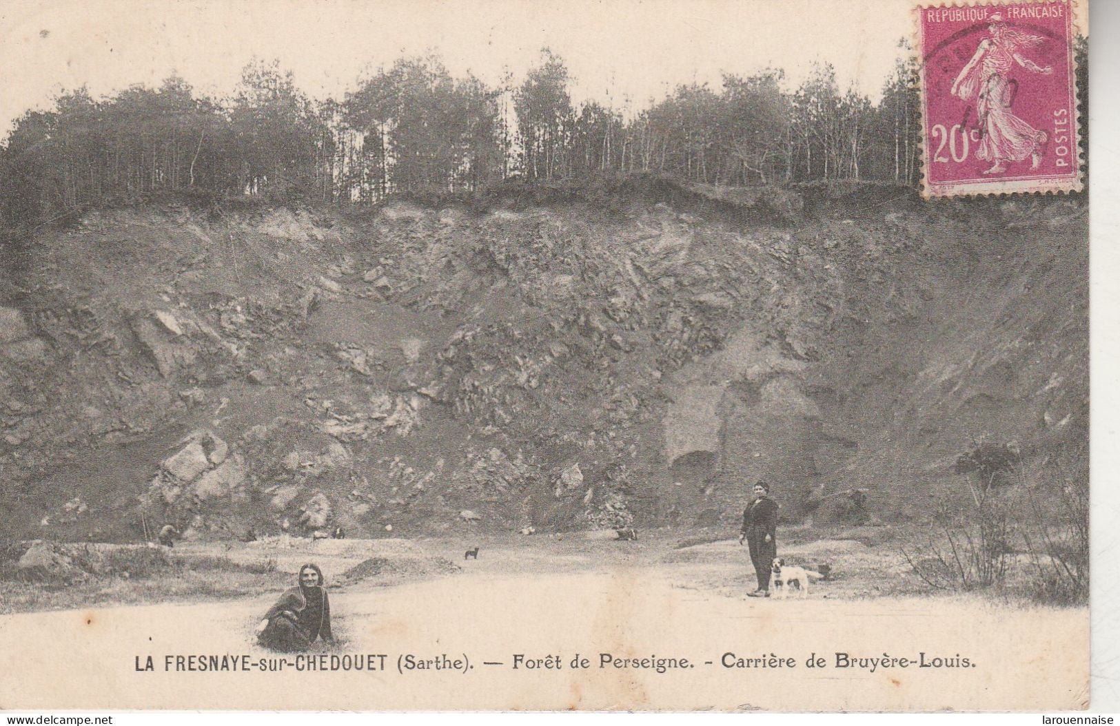 72 - LA FRESNAYE SUR CHEDOUET - Forêt De Perseigne - Carrière De Bruyère Louis - La Fresnaye Sur Chédouet
