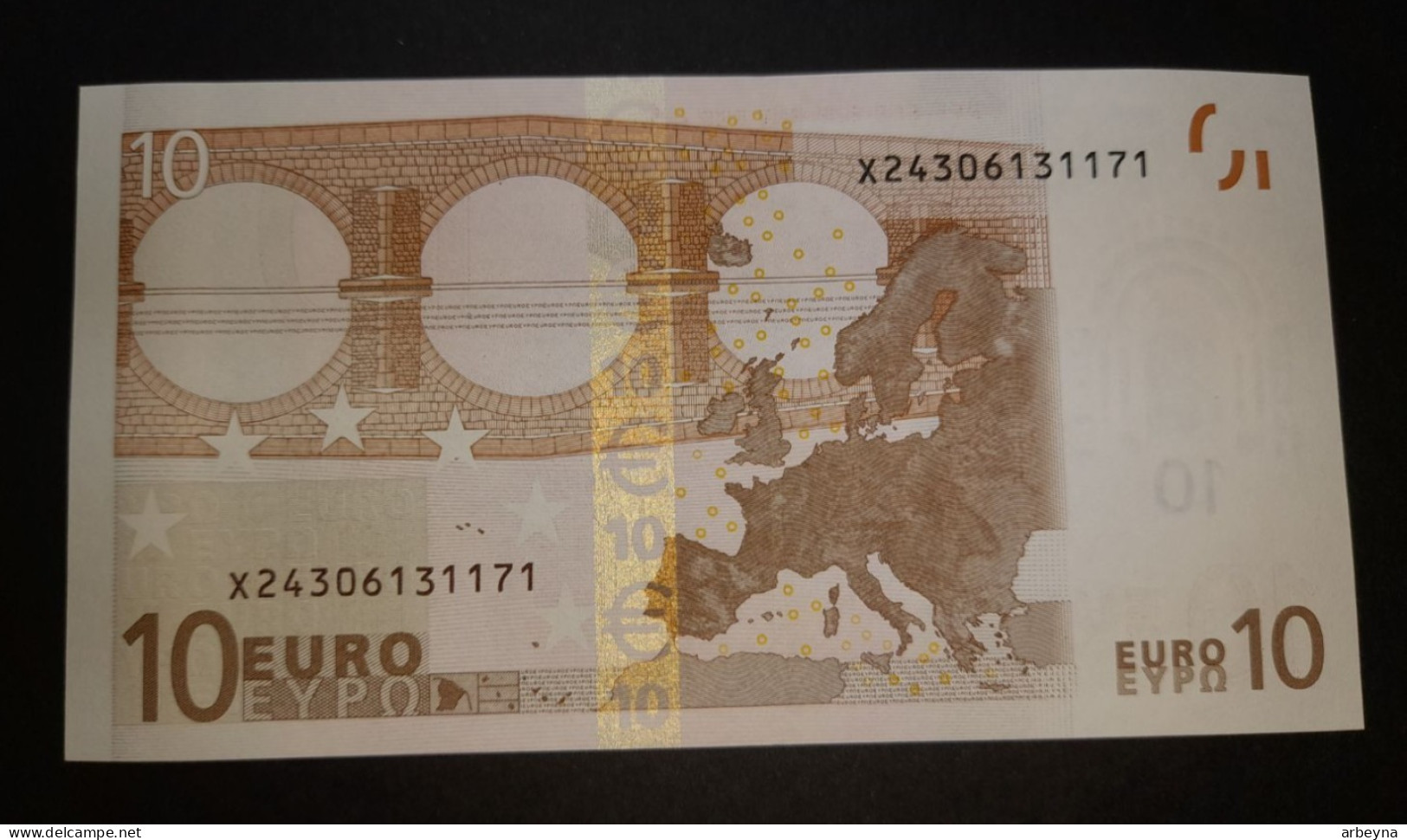 Germany 10X  P005  UNC  Trichet Signature - 10 Euro